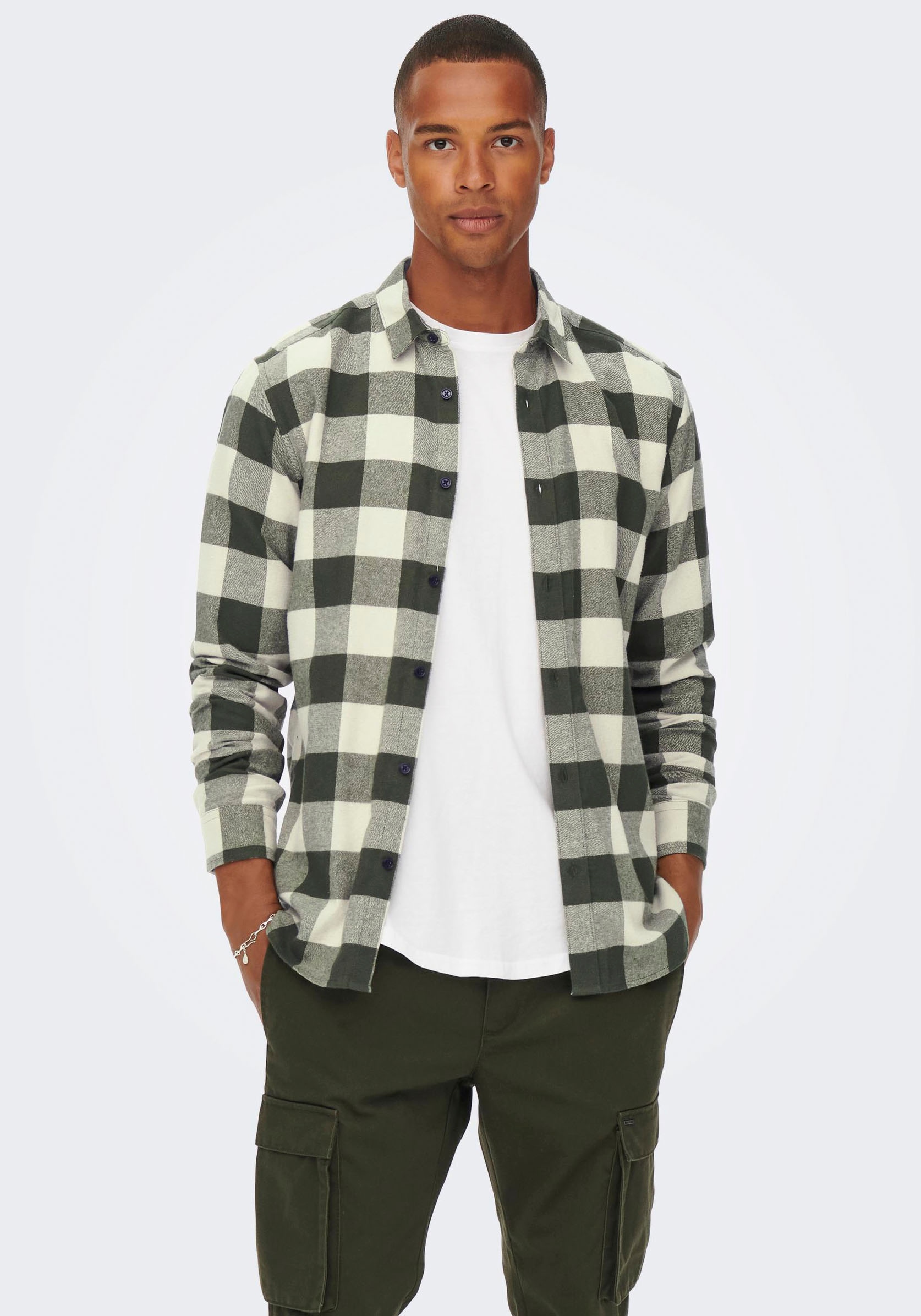 ONLY & SONS Chemise à carreaux »GUDMUND LS CHECKED SHIRT«