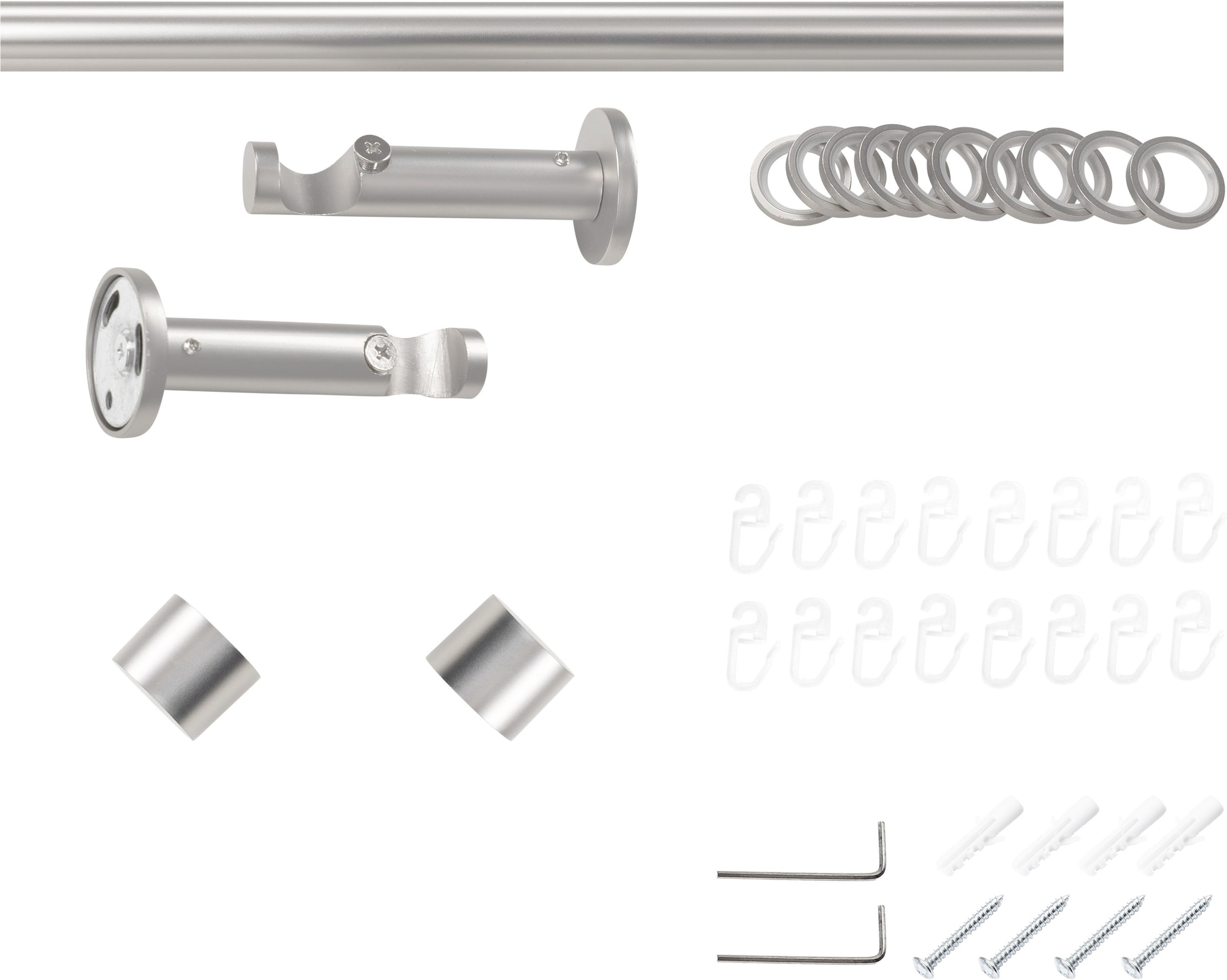 SN DECO GROUP Gardinenstange Ø 25 mm Fixmass;kürzbar