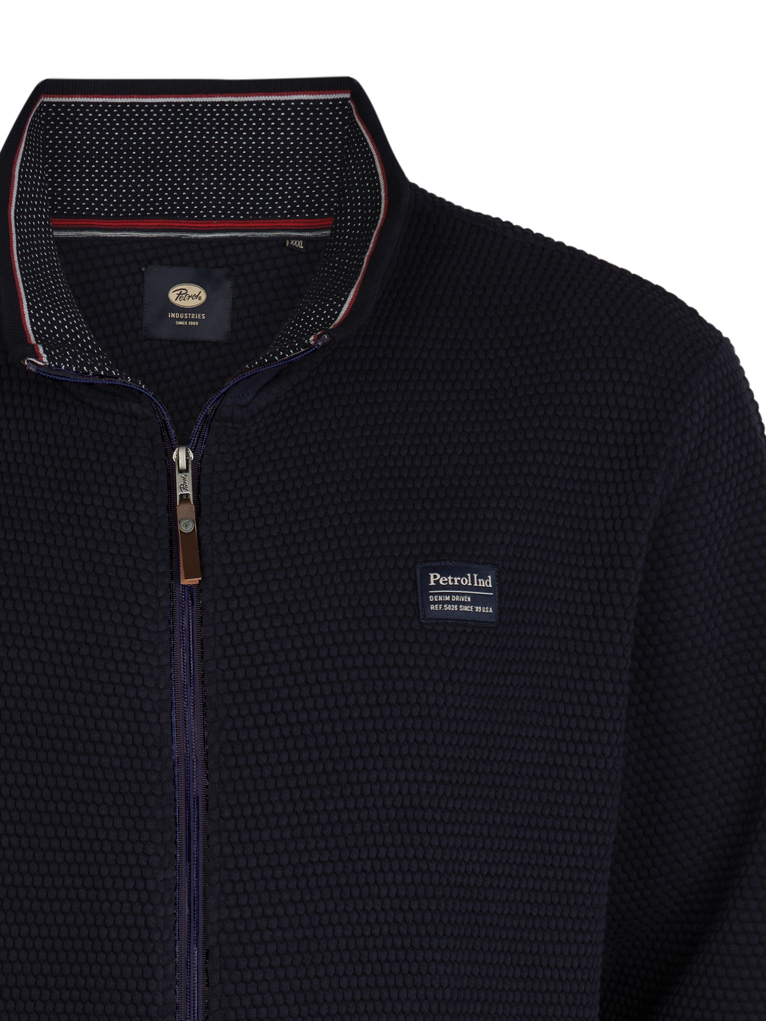 Petrol Industries Pull , mit Logo Stickerei
