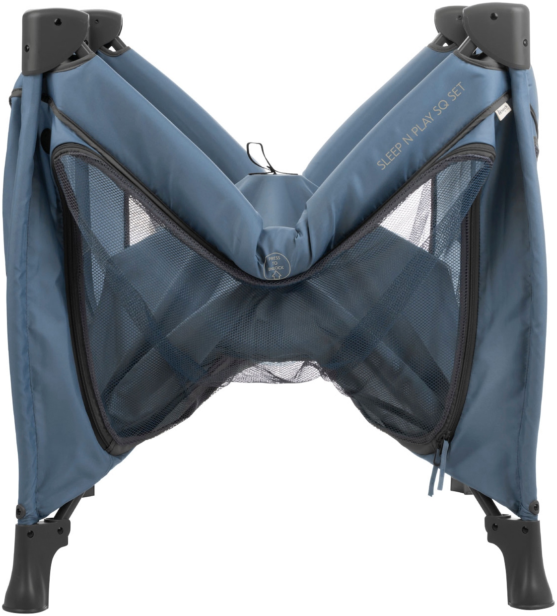 Hauck Baby-Reisebett »Sleep N Play SQ, Set dark blue« inklusive Schaumstoff-Matratze