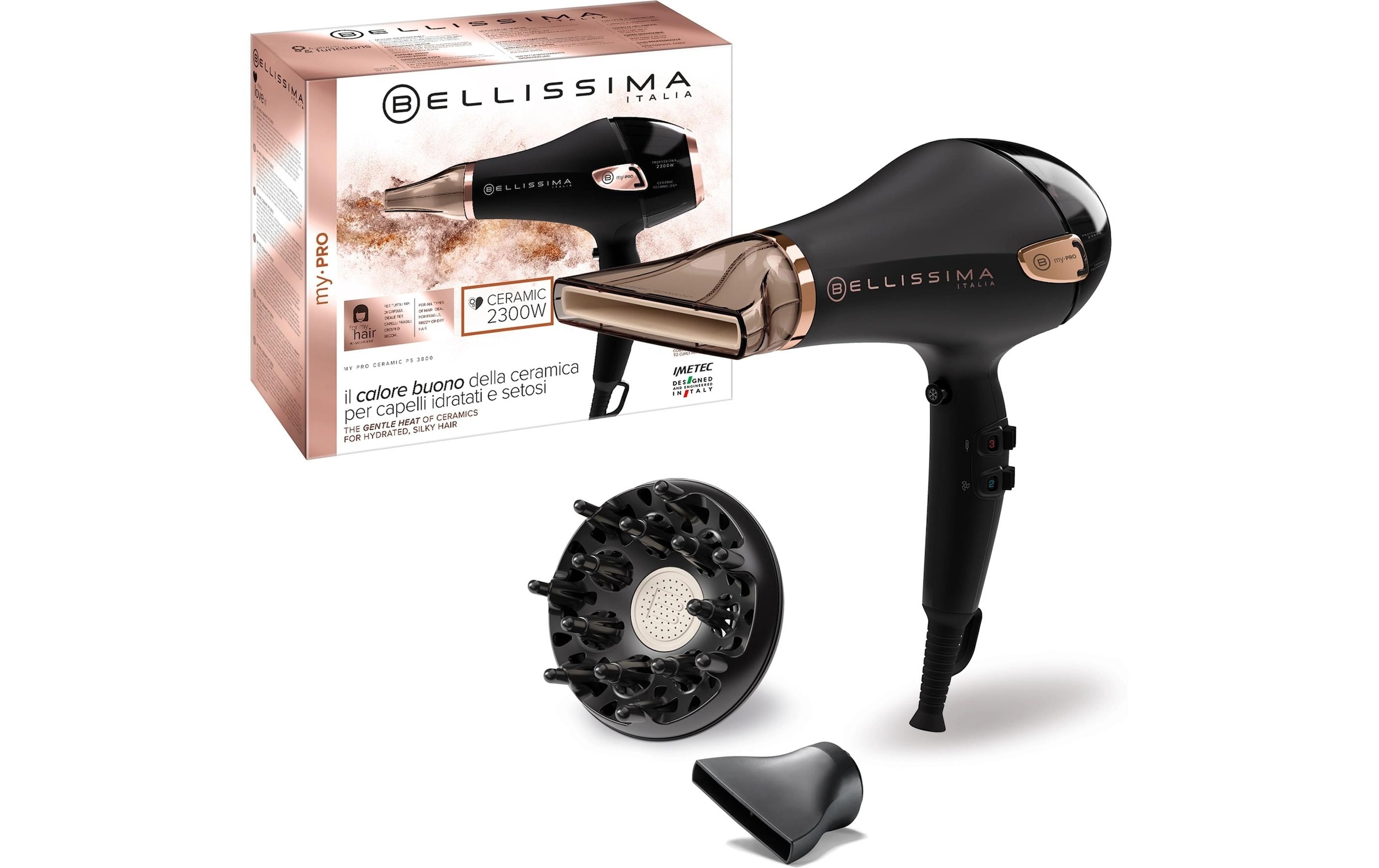 BELLISSIMA ITALIA Haartrockner »My Pro P5 3800« 2.300 W