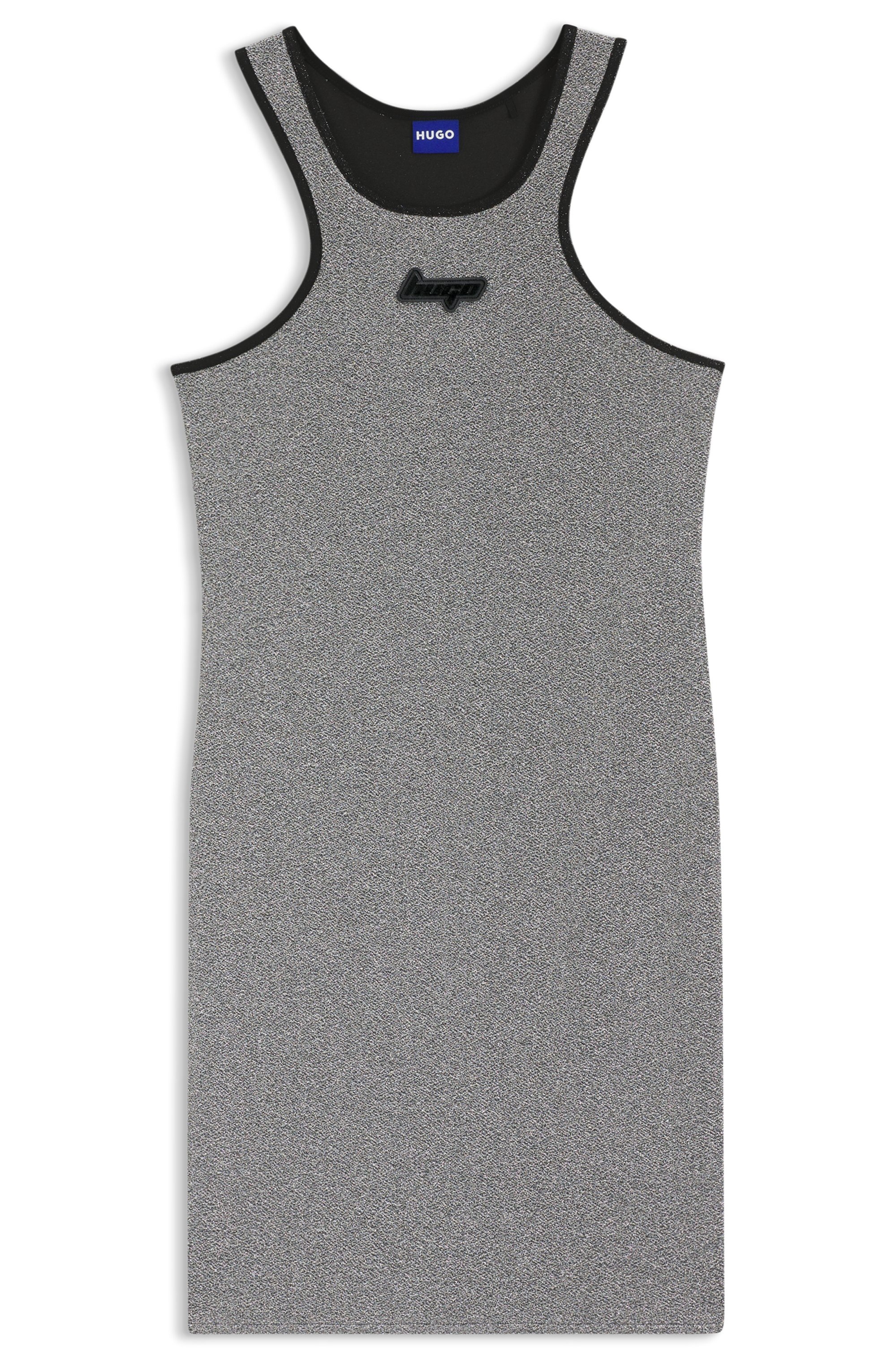 HUGO Blue Robe en jersey »Niamh« schimmernd, Slim Fit