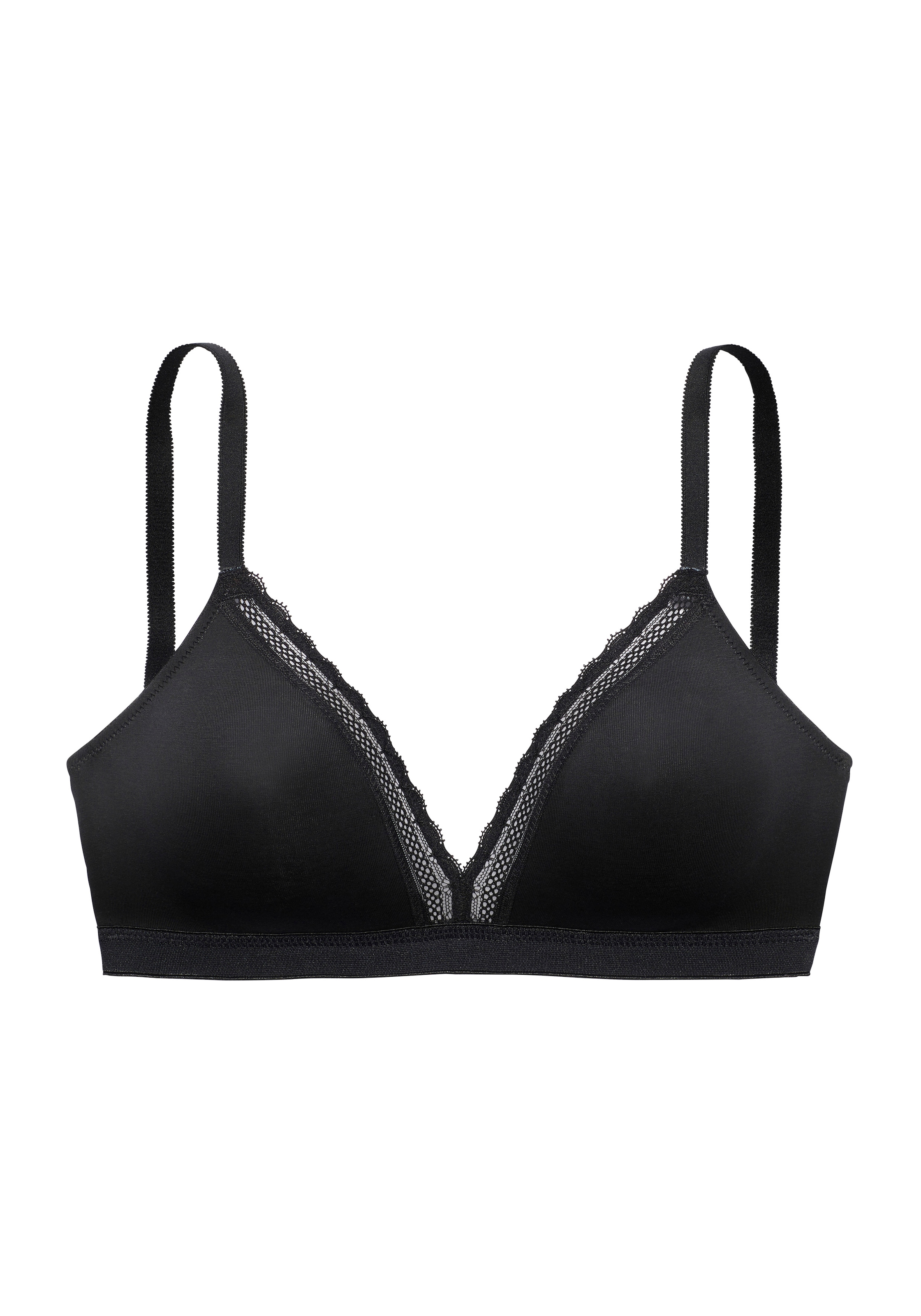 Vivance Bralette-BH ohne Bügel, aus weicher Baumwollqualität, bequemer BH