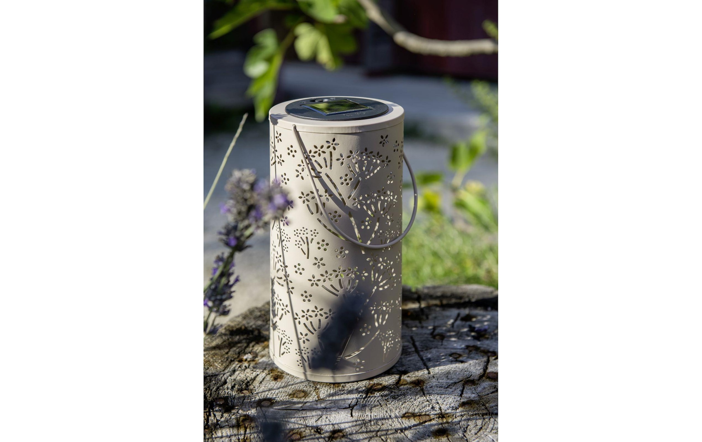 STT LED Laterne »Solar Flowery Lantern« Warmweiss Dekolicht zum Aufstellen oder Aufhängen