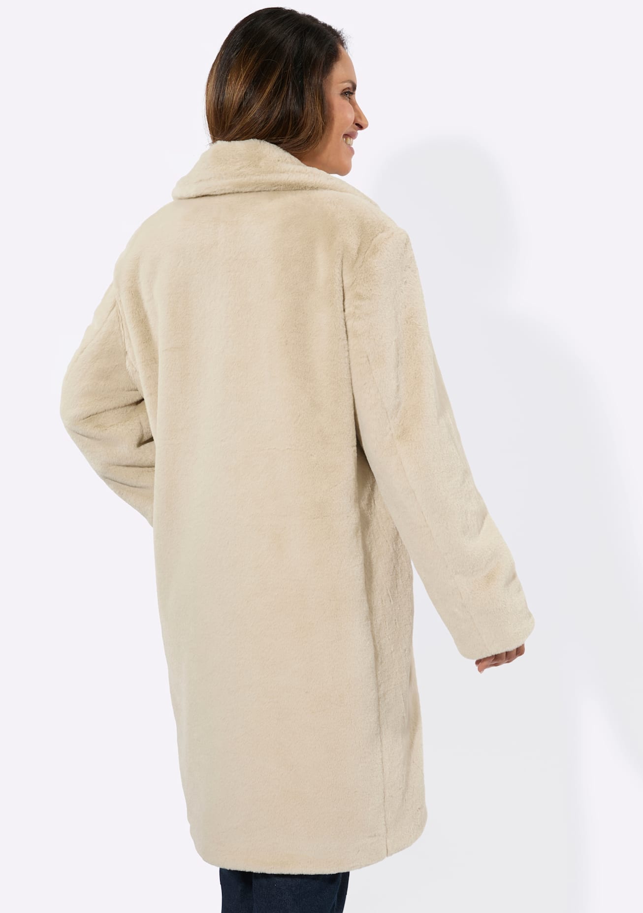 Inspirationen Manteau en imitation fourrure
