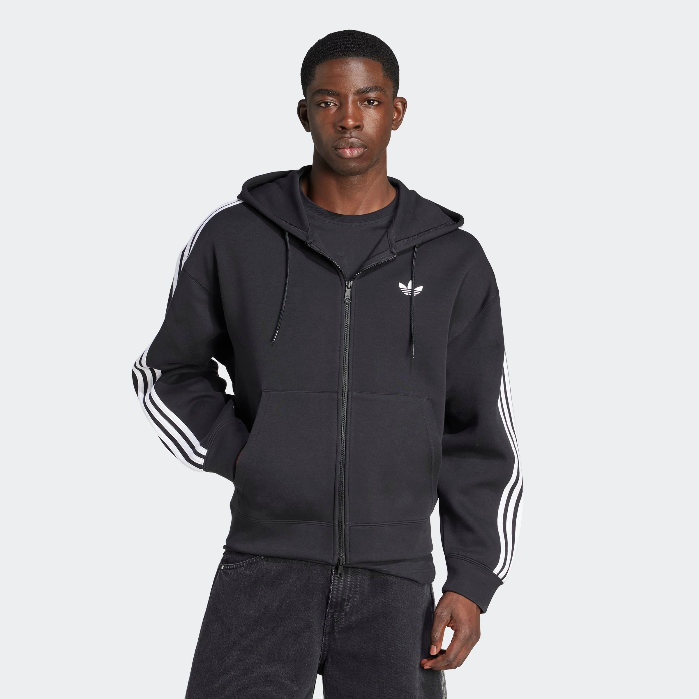 adidas Originals Kapuzensweatshirt »SPACER HOODIE«, mit Reissverschluss, lockere Oversize-Passform
