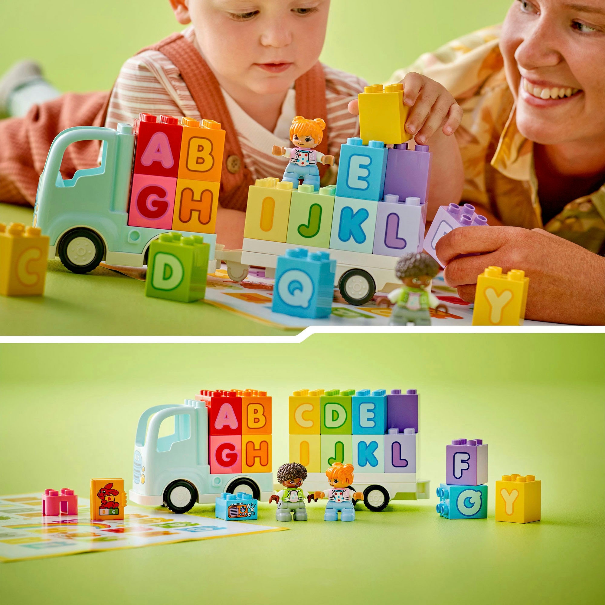 LEGO® Konstruktionsspielsteine »ABC-Lastwagen (10421), LEGO DUPLO Town« Made in Europe