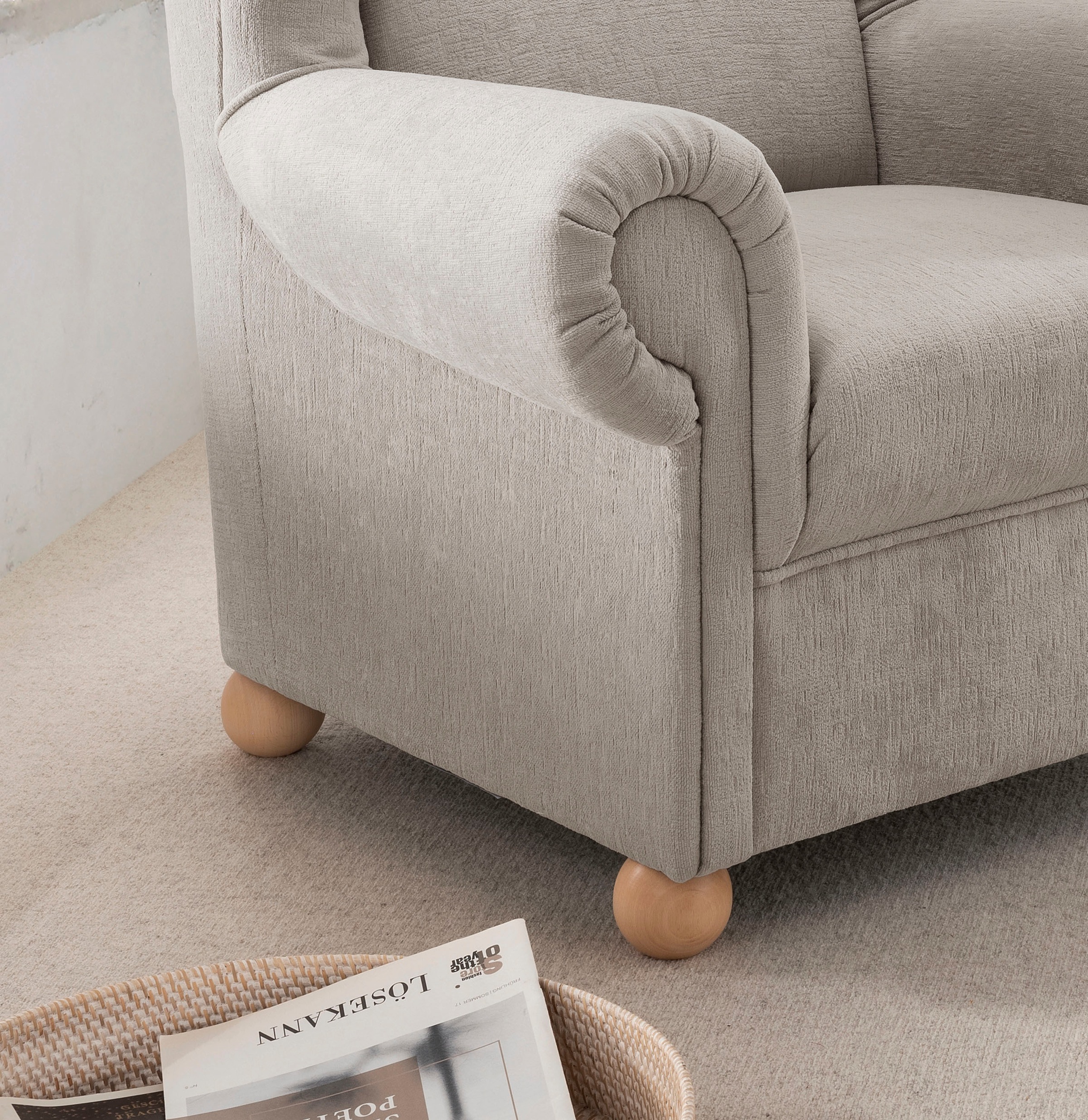 Home affaire Ohrensessel »Torello Relaxsessel, toller Sitzkomfort, Breite 92cm, hohe Rückenlehne« 1 Stk. tlg.