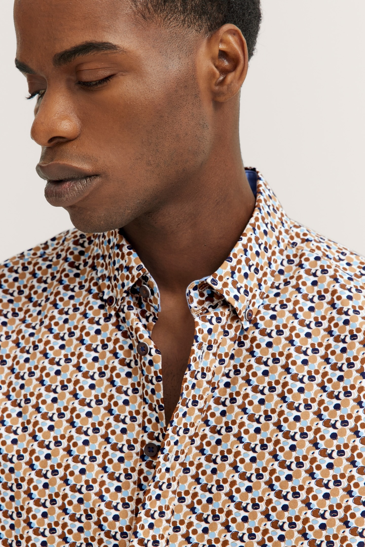 bugatti Kurzarmhemd mit Button-Down-Kragen