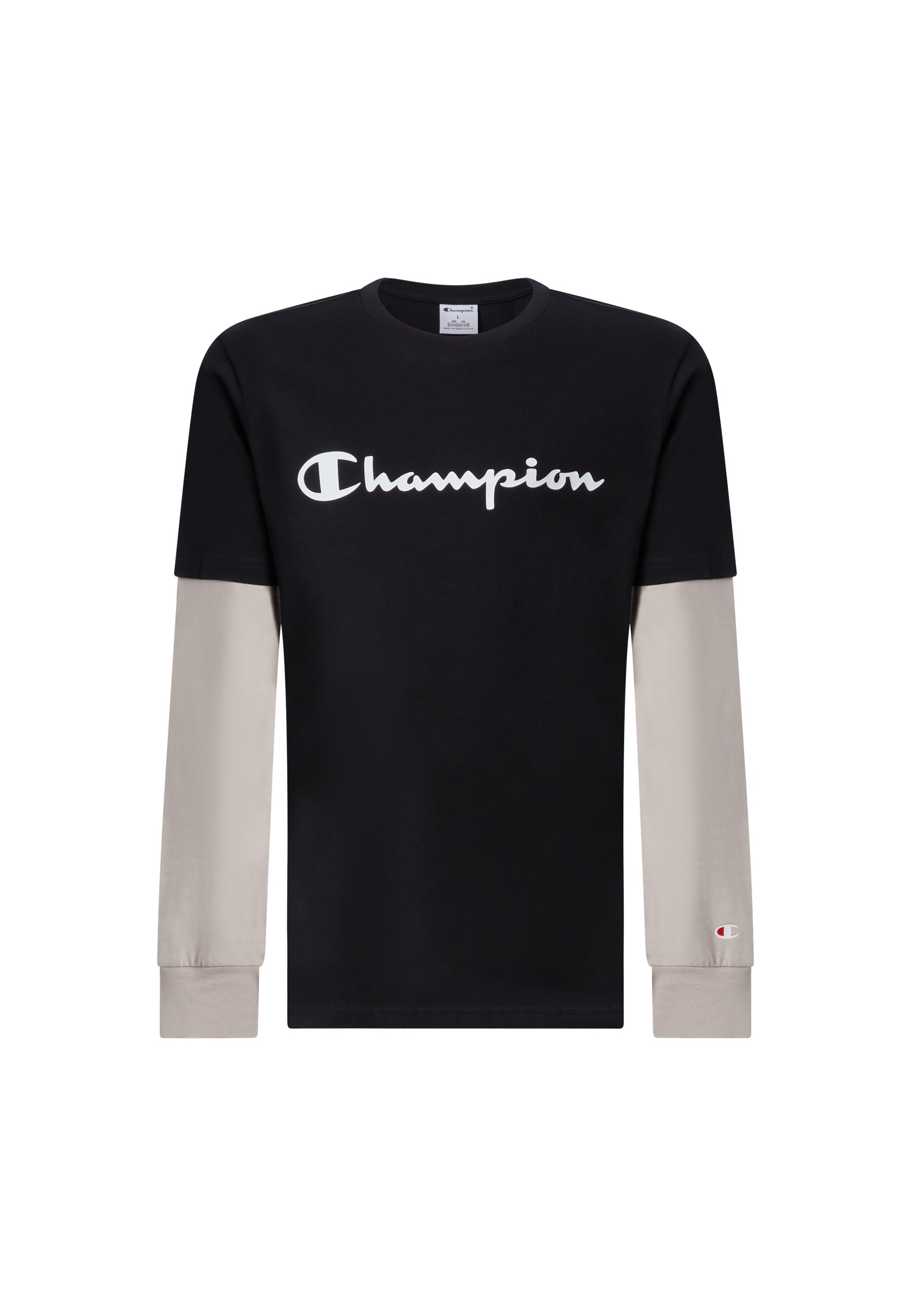 Champion Langarmshirt »SPORTWEAR LONG SLEEVE Standard Fit« für Kinder, mit Rundhalsausschnitt, aus Baumwolle, normale Länge