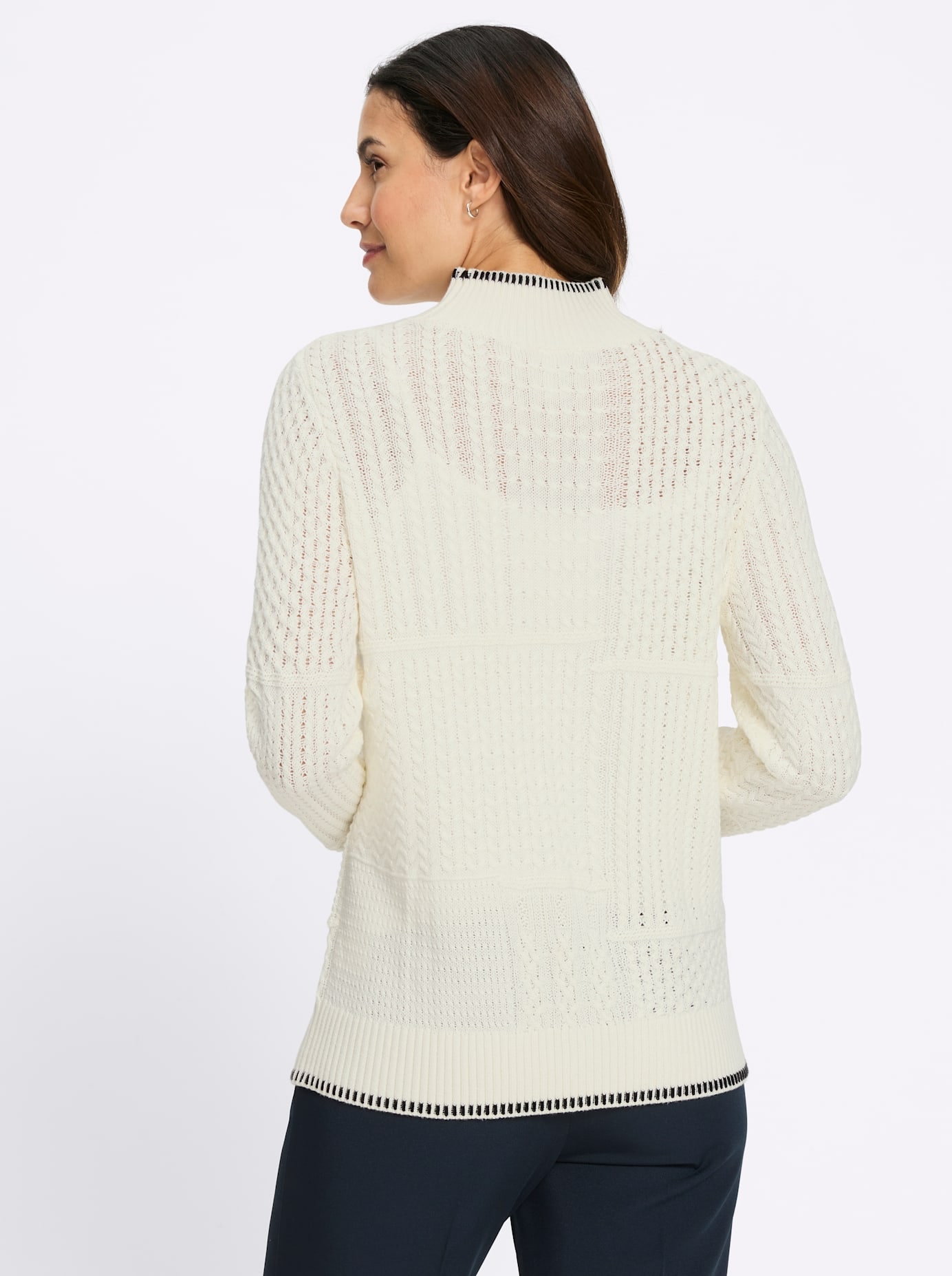 Inspirationen Pull à col montant »Stehkragen-Pullover«