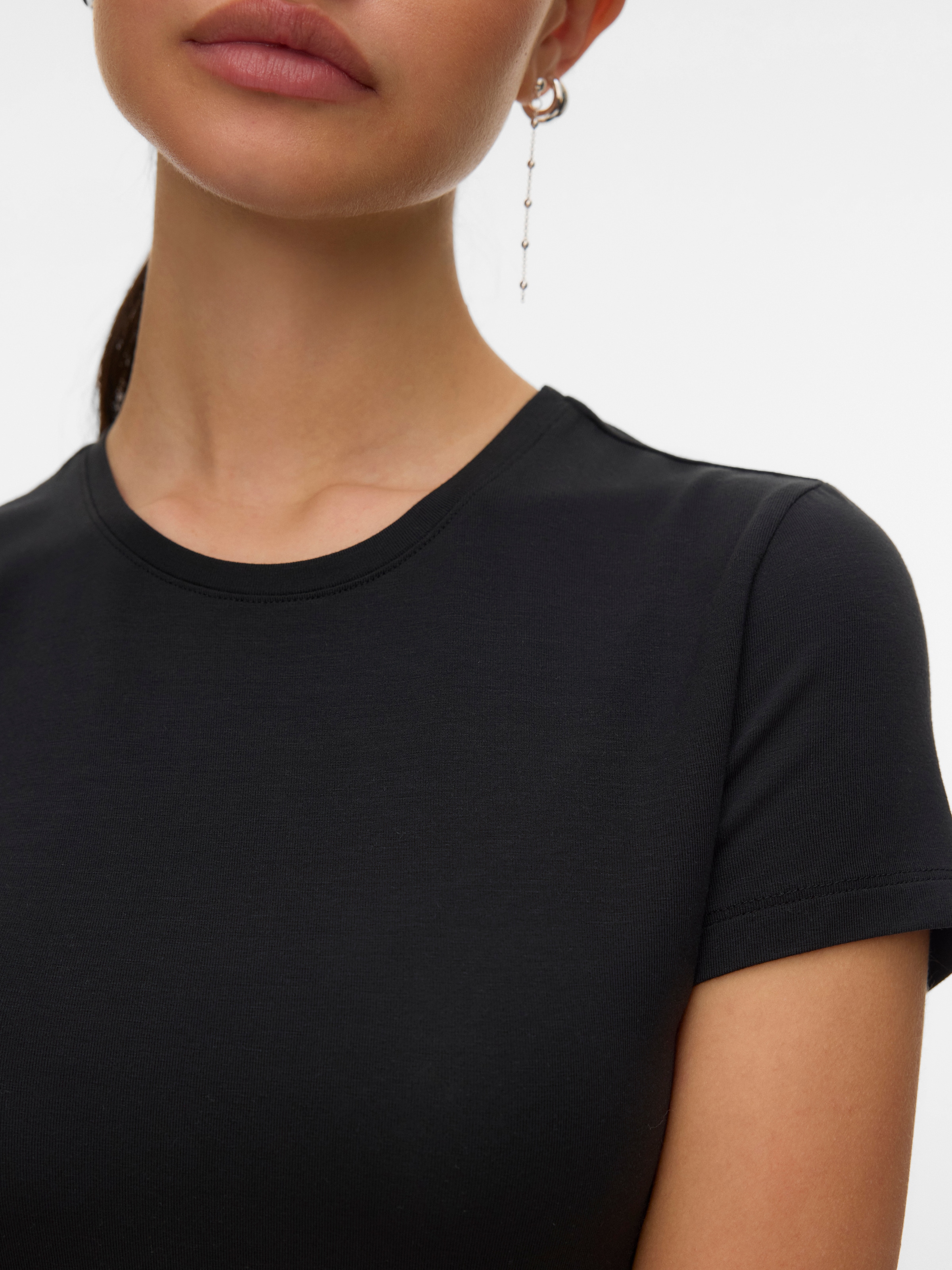 Vero Moda Kurzarmshirt »VMKYLIE SHORT SS TOP JRS NOOS« mit Stretch, Rundhals