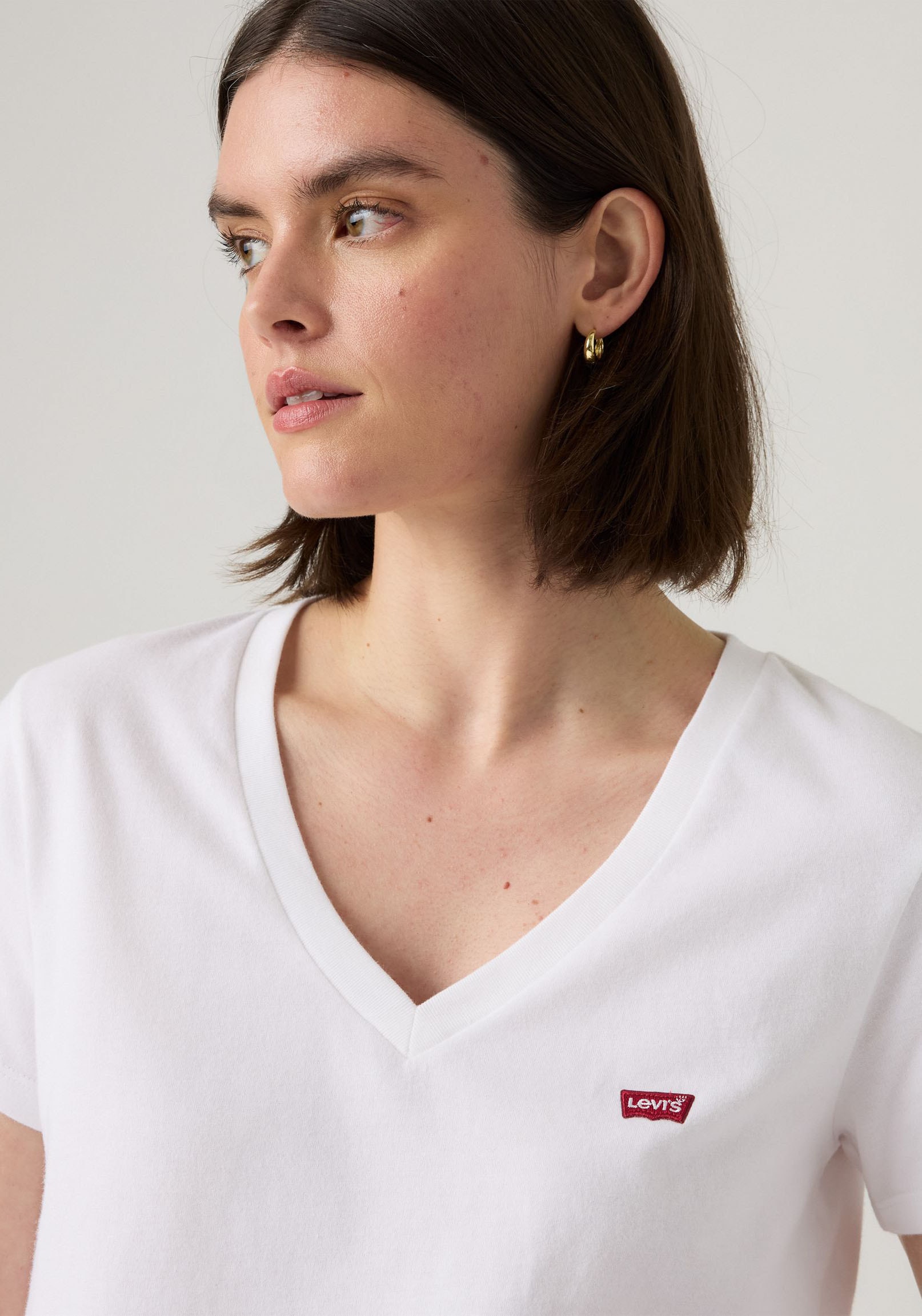 Levi's® T-Shirt »VNECK TEE 2 PACK« Packung, 2 Stk.