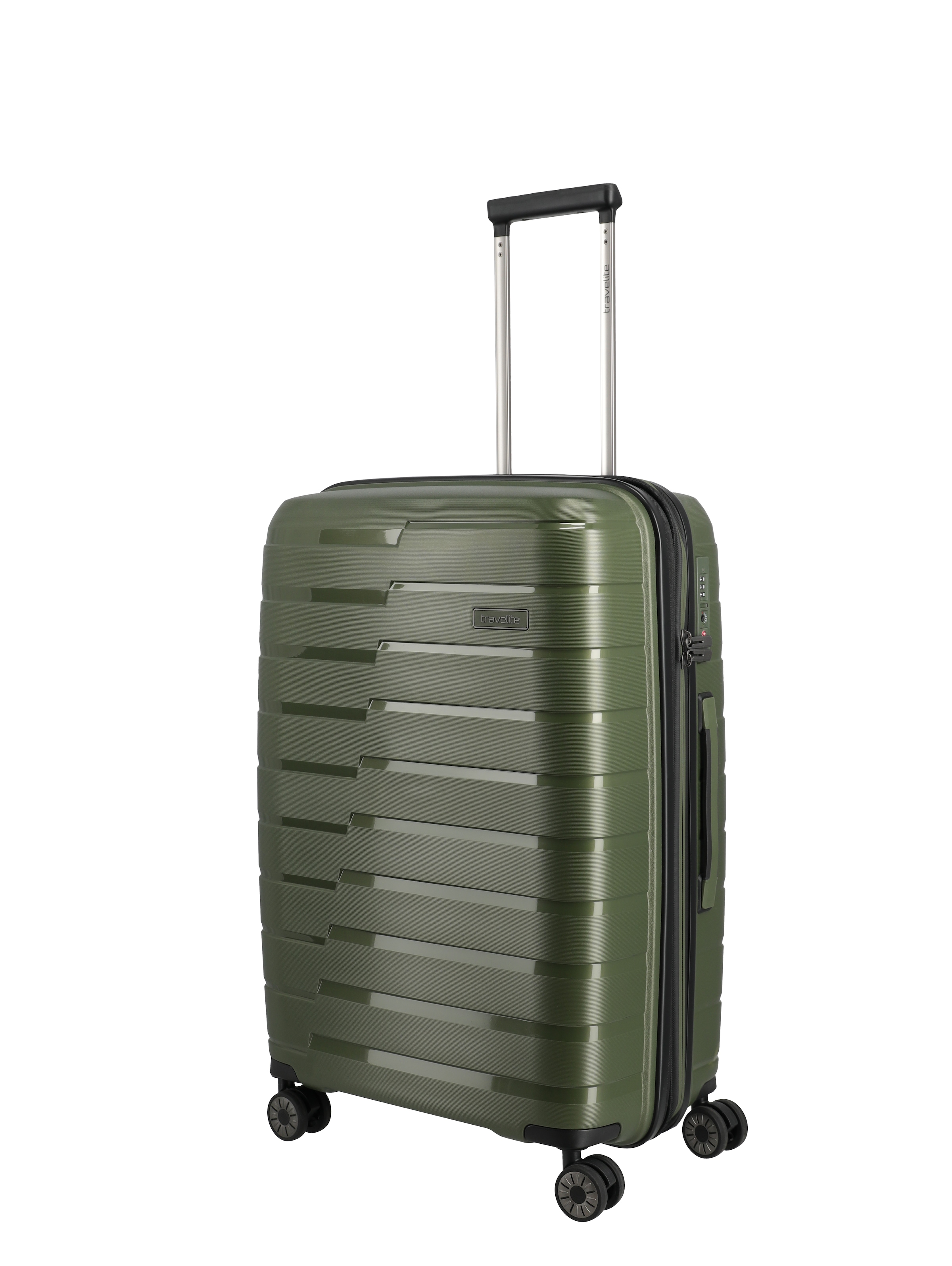 travelite Trolleyset »AIR BASE 3-teilig Reisekoffer Hartschale« mit TSA-Schloss und bruchfester Polypropylen-Schale