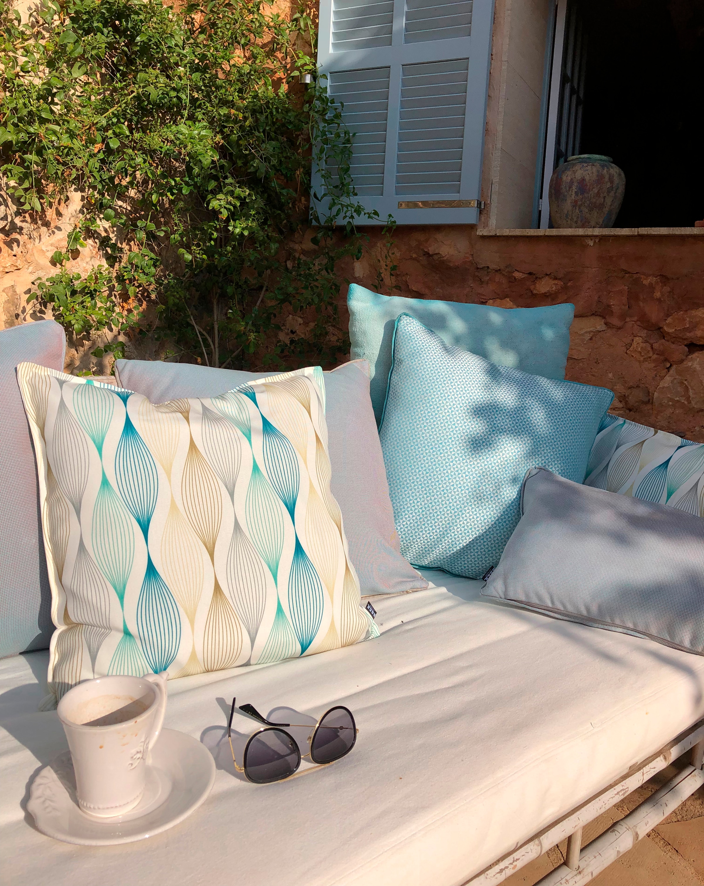 H.O.C.K. Coussin décoratif »Pepe« Kissenhülle mit Füllung, 1 Stück, Outdoor geeignet