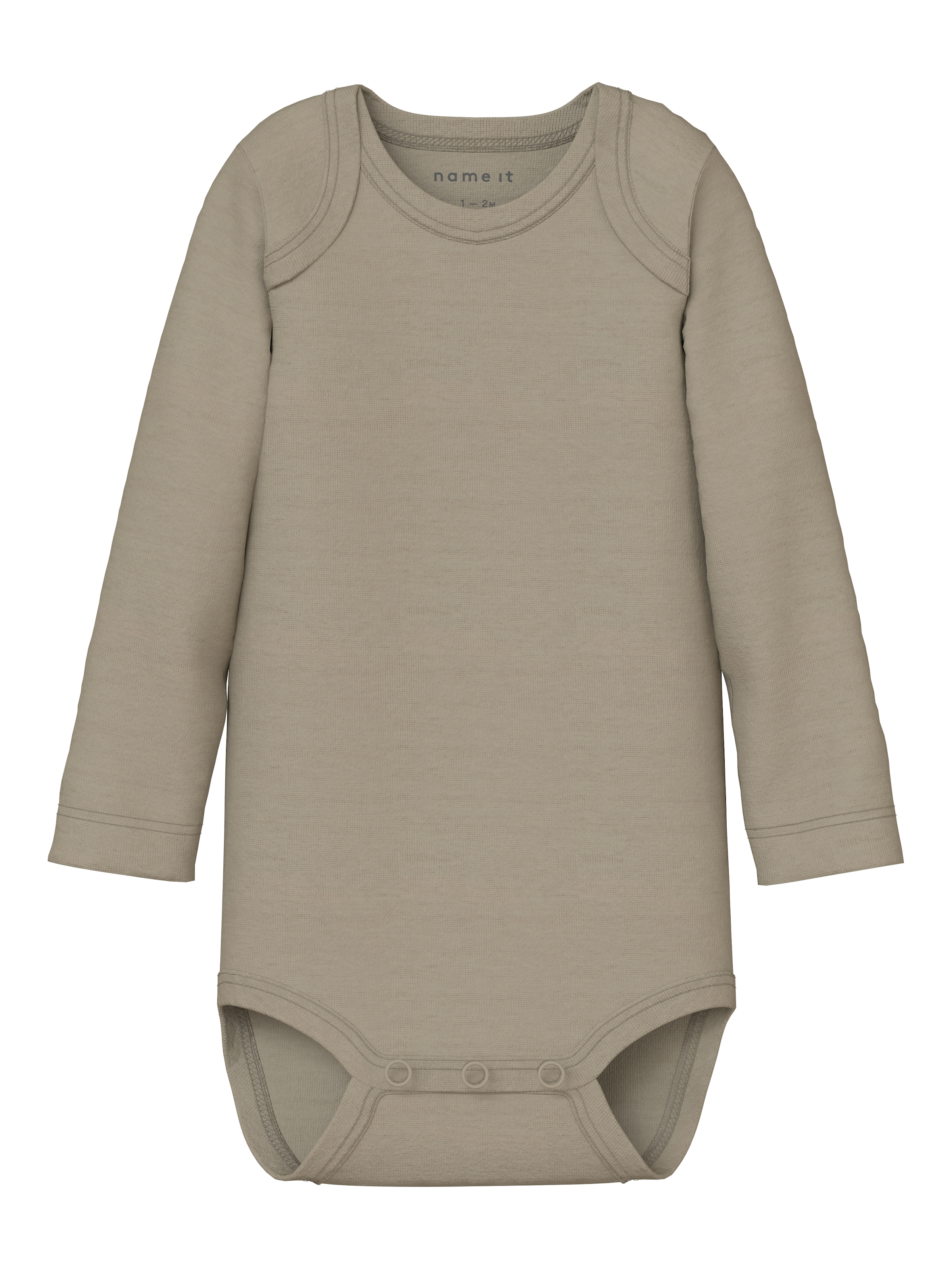 Name It Langarmbody »NBNBODY 3P LS PUMICE BEAR NOOS« Packung, 3 tlg.