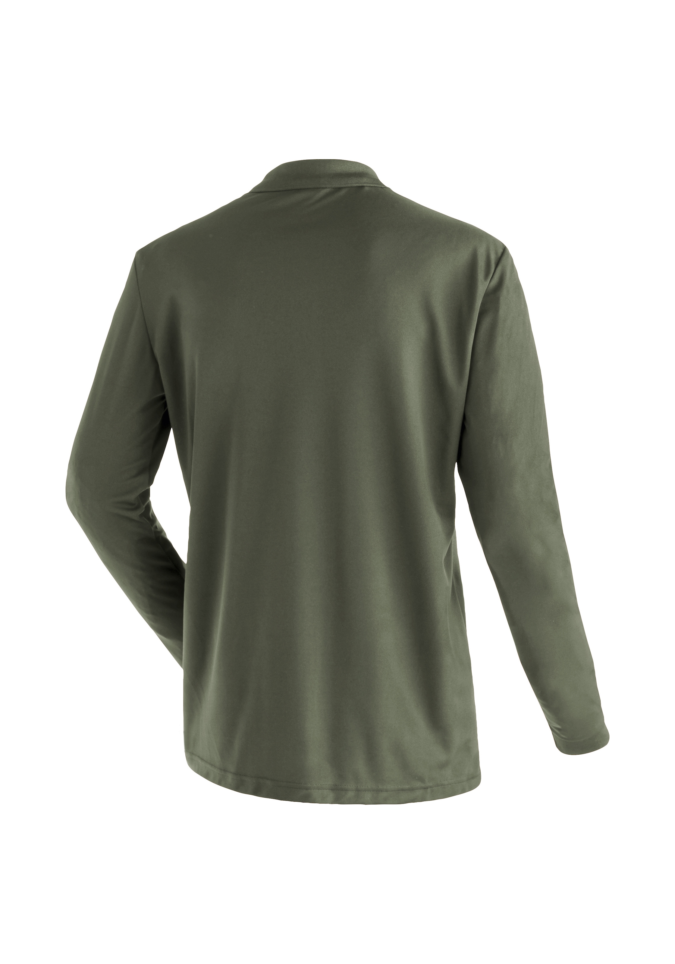 Maier Sports Polo »Ulrich L/S« Herren Funktionsshirt, langarm Freizeitshirt mit Hemdkragen, Reg. Fit