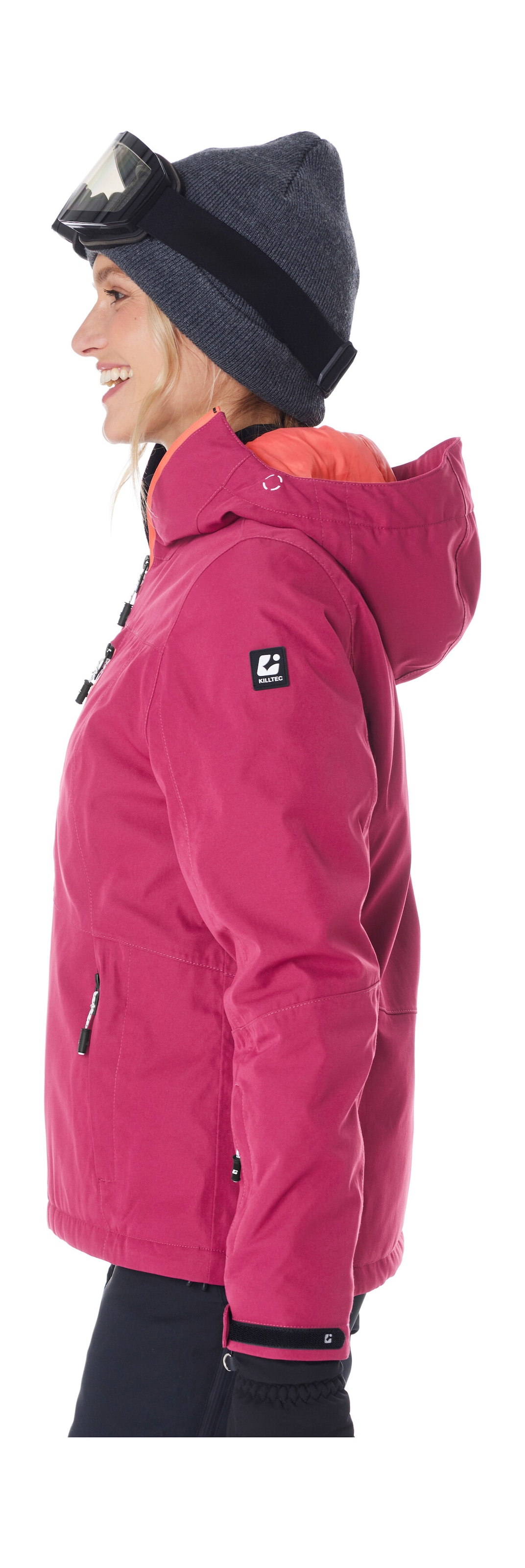 Killtec Veste de ski »KSW 276 WMN SKI JCKT« Veste femme imperméable avec pare-neige, respirante et poches