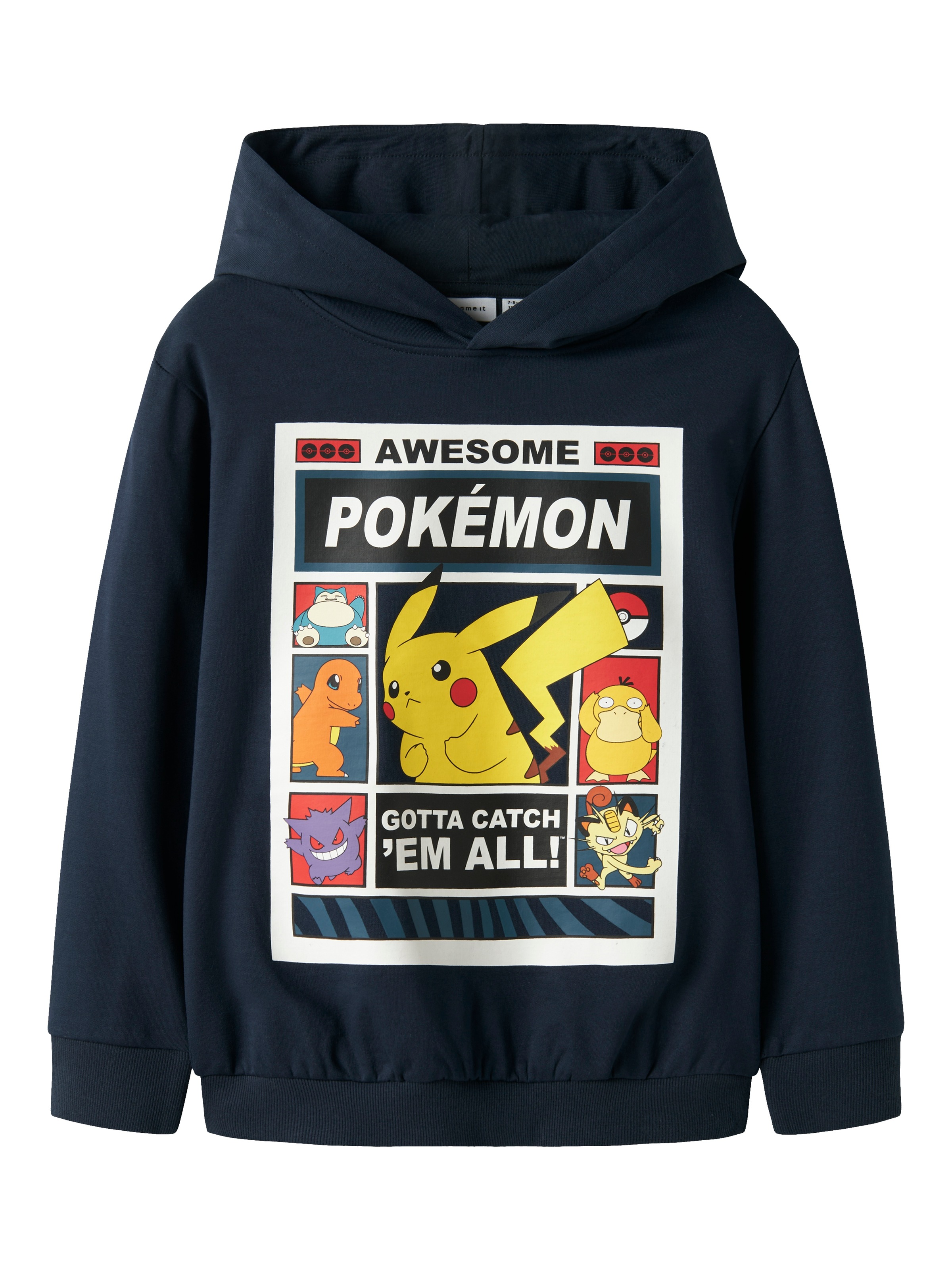 Name It Sweat à capuche »NKMDU POKEMON NREG SWE WH BRU NOOS SKY«
