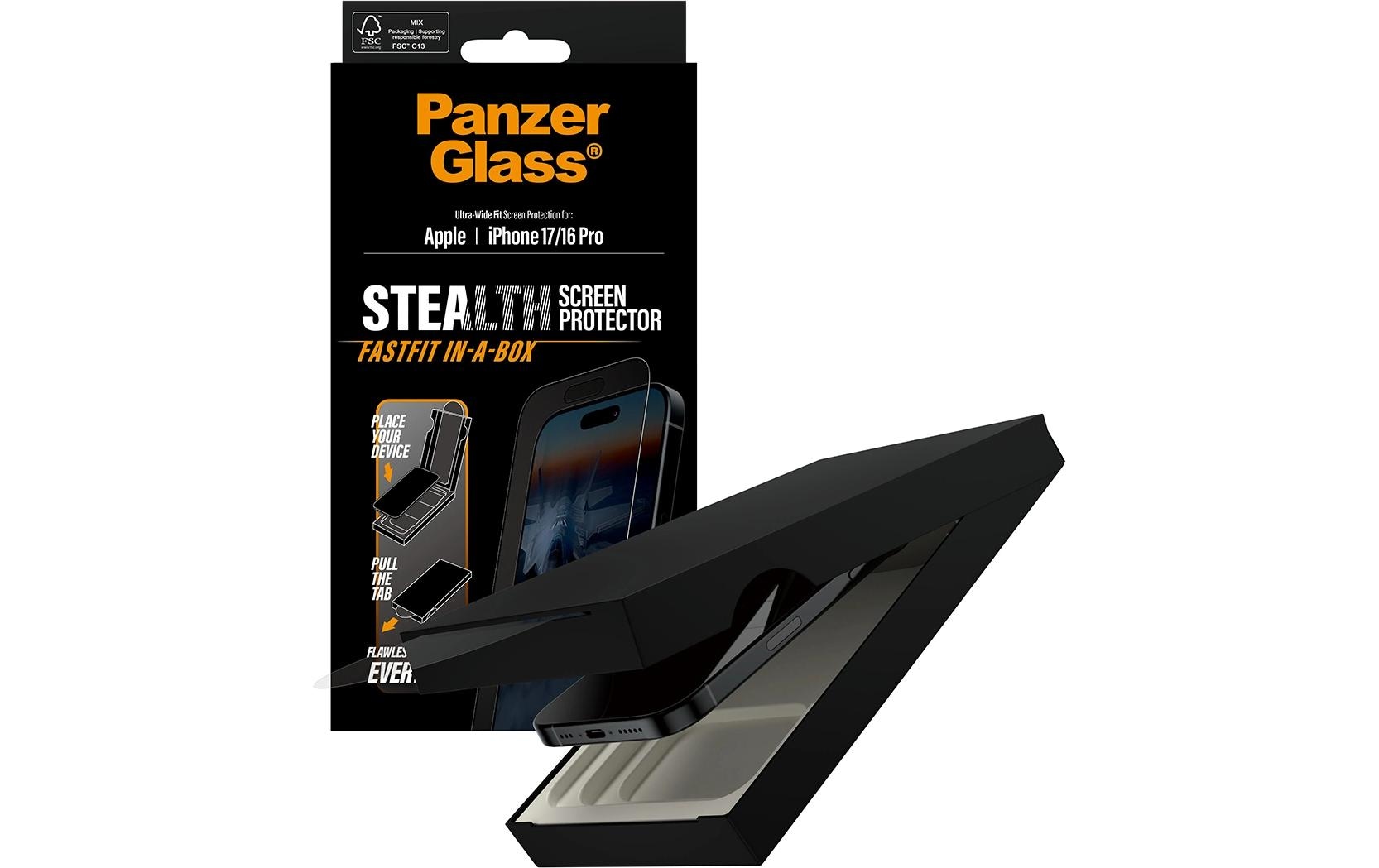 PanzerGlass Film de protection d'écran »Stealth Ultra Wide Fit iPhone 17« für iPhone 17