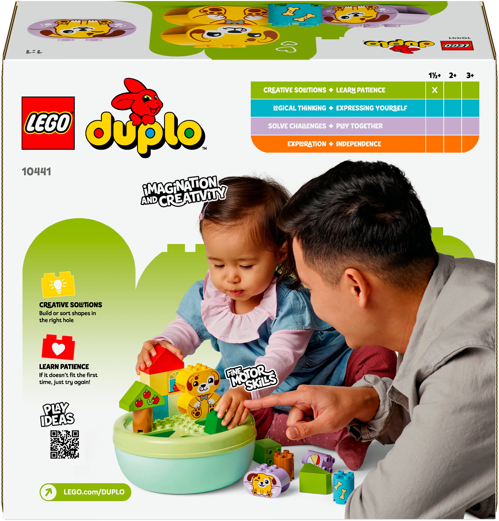 LEGO® Pions de construction »Formsortierer: Welpenhaus (10441), LEGO DUPLO My First« Made in Europe