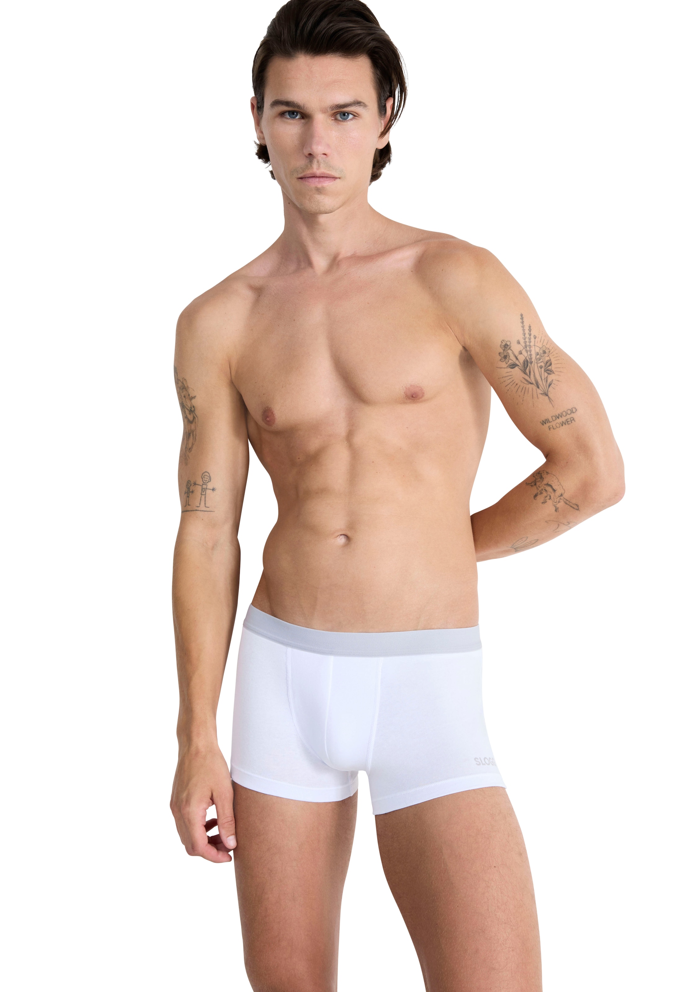 sloggi Hipster »Men GO ABC 2.0« Spar-Packung, 6er Pack, 6 cuis tlg., weich, Baumwollmix, elastischer Logobund, Baisc, ohne Eingriff