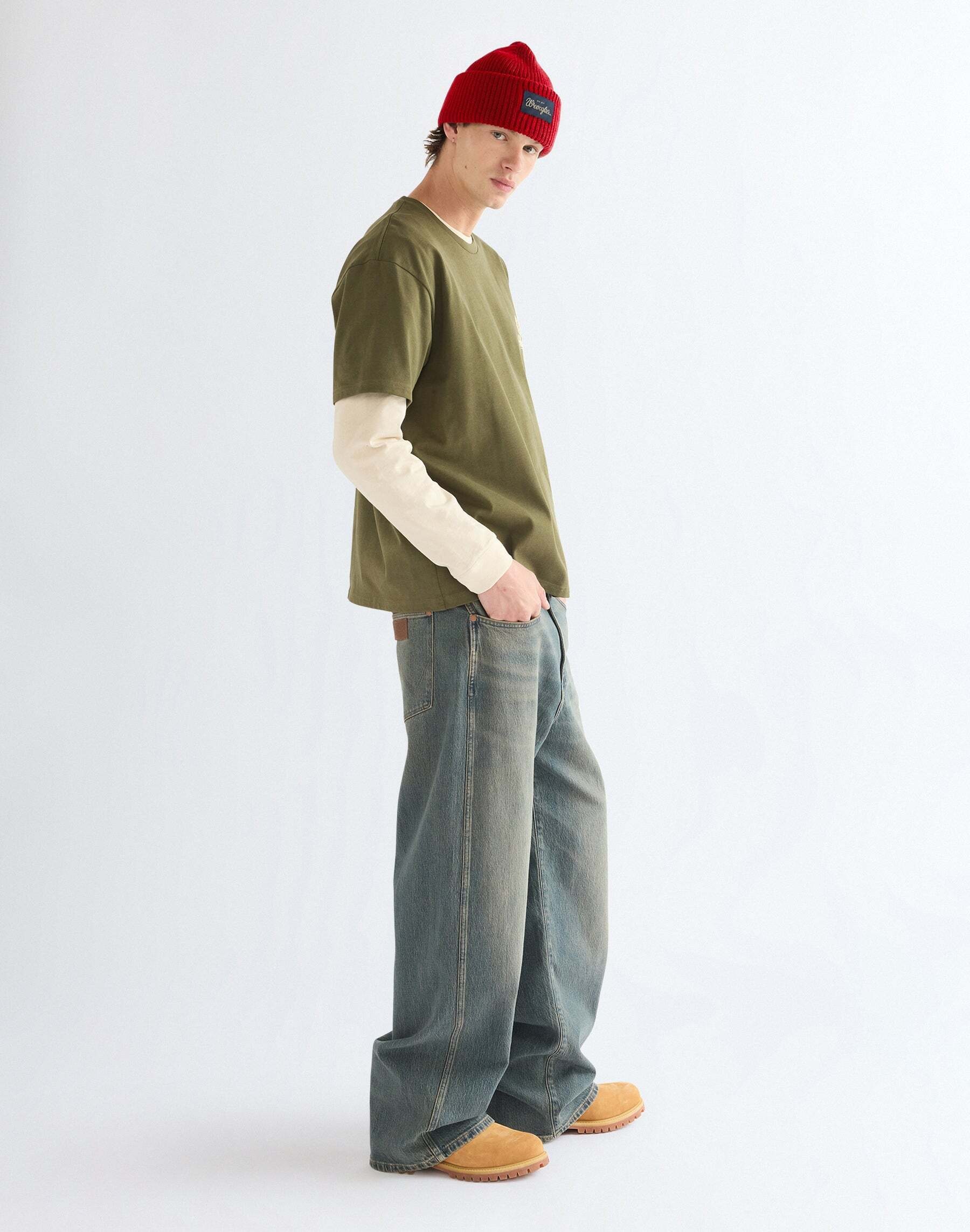 Wrangler Strickmütze »WRANGLER Mütze Ribbed Wool«