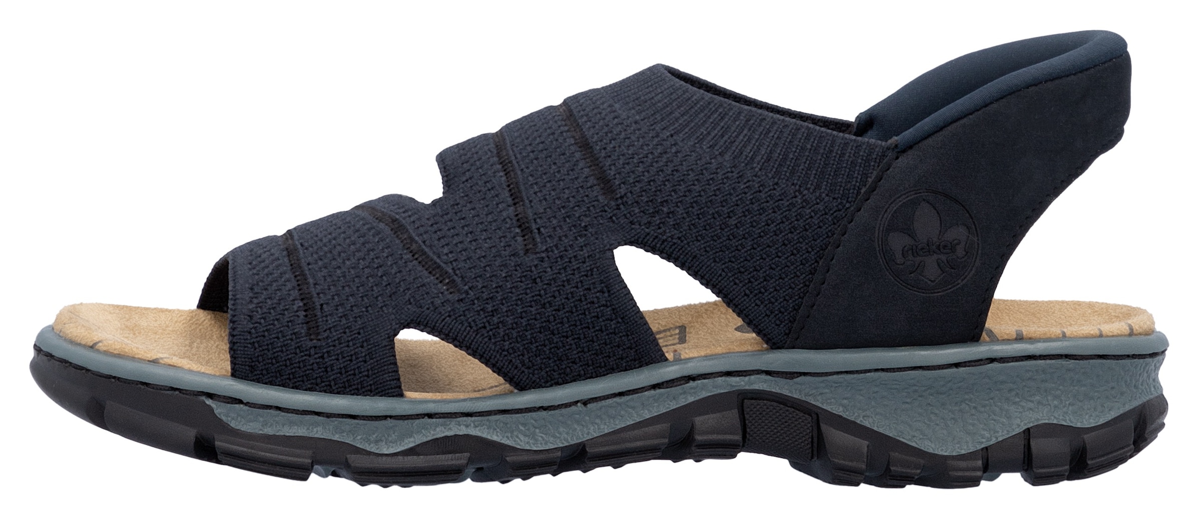 Rieker Sandale  Trekkingsandale, Outdoorsandale, Sommerschuh mit Elastik-Einschlupf