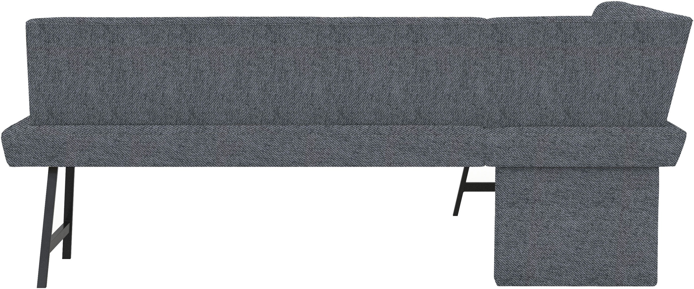 GOODproduct Ensemble de bancs d'angle »Sava« Ensemble, 4 cuis tlg. Eckbank mit Wellenfederung im Sitz, Tisch Massiv Eiche
