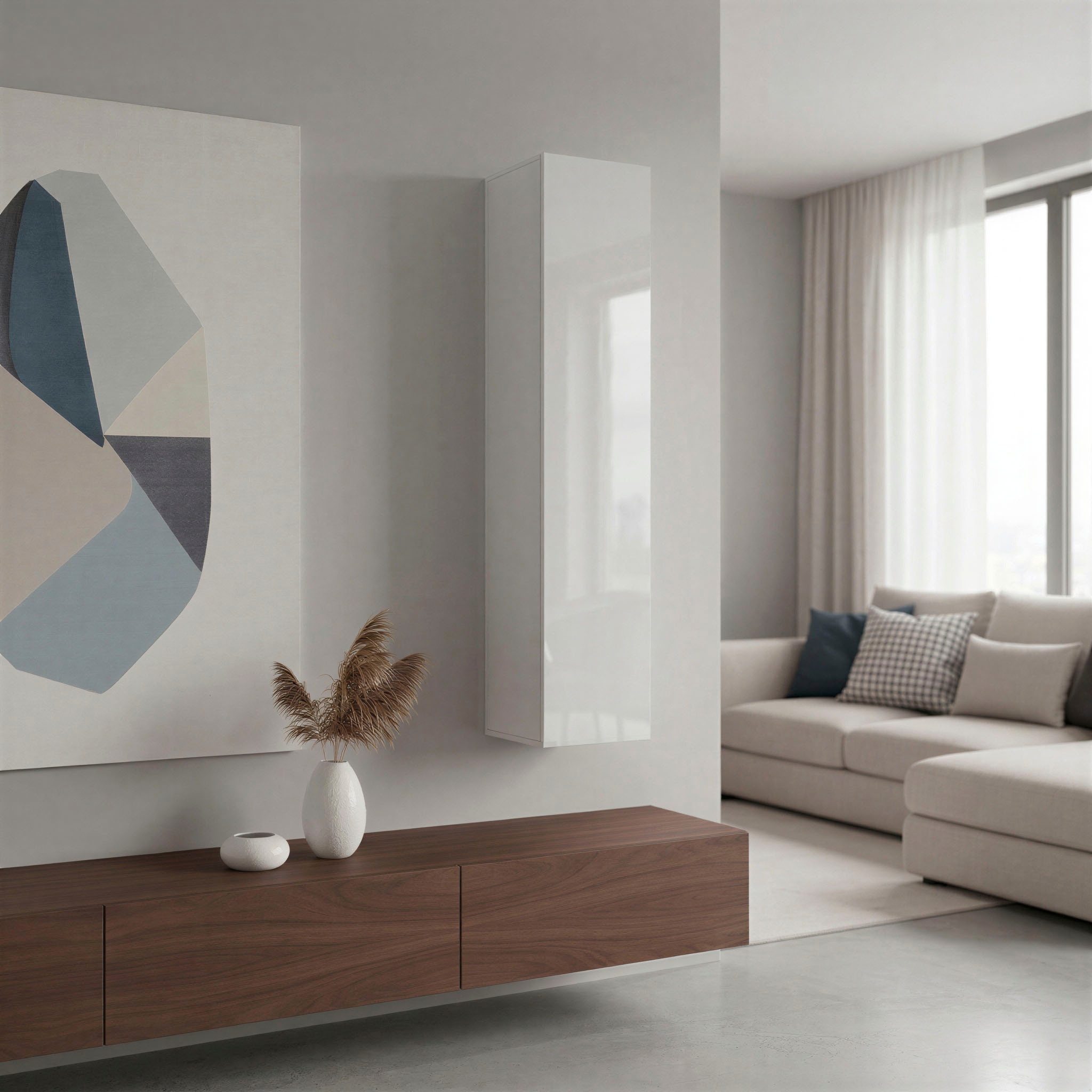borchardt Möbel Armoire suspendue »Toledo, Höhe 140cm, Tür links oder rechts montierbar« Hauteur 140 cm