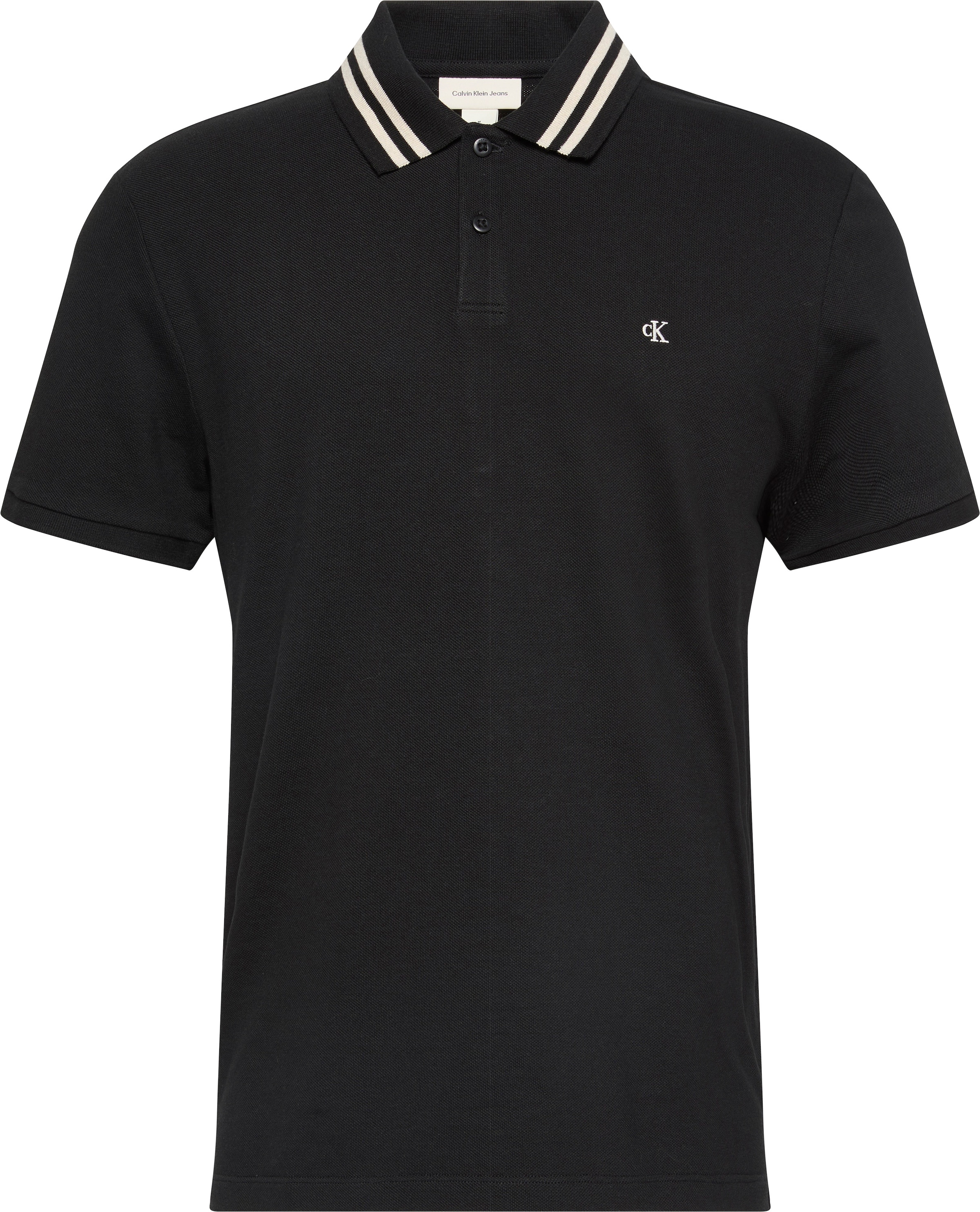 Calvin Klein Jeans Poloshirt »SS CSL PQ CLSSC TPPD« Mit Rundhalsausschnitt