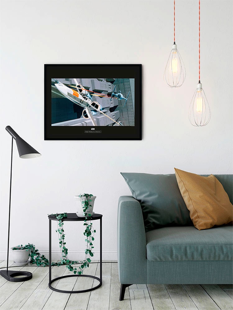 Komar Image »Star Wars Classic RMQ X-Wing vs TIE-Fighter« 1 cuis tlg. Wandbild zur Dekoration im Kinderzimmer - ohne Rahmen