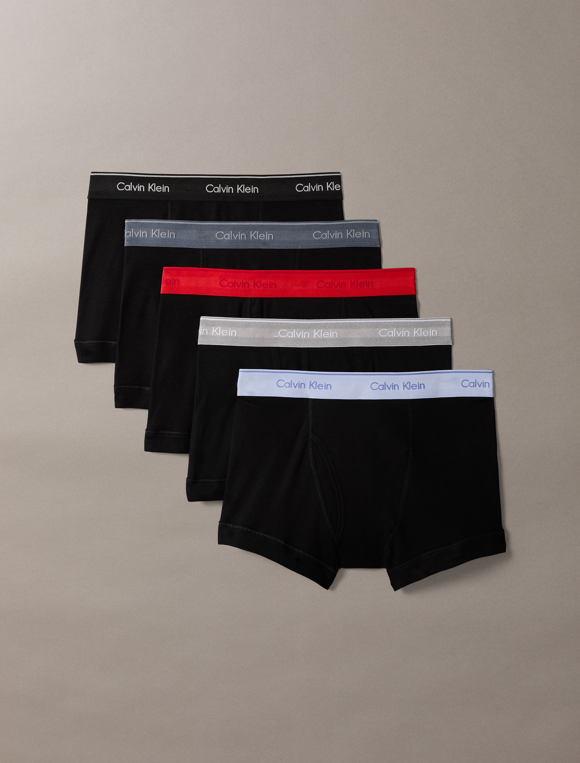 Calvin Klein Underwear Tronc »TRUNK 5PK« Packung, 5er-Pack, 5 cuis Mit elastischem Bund