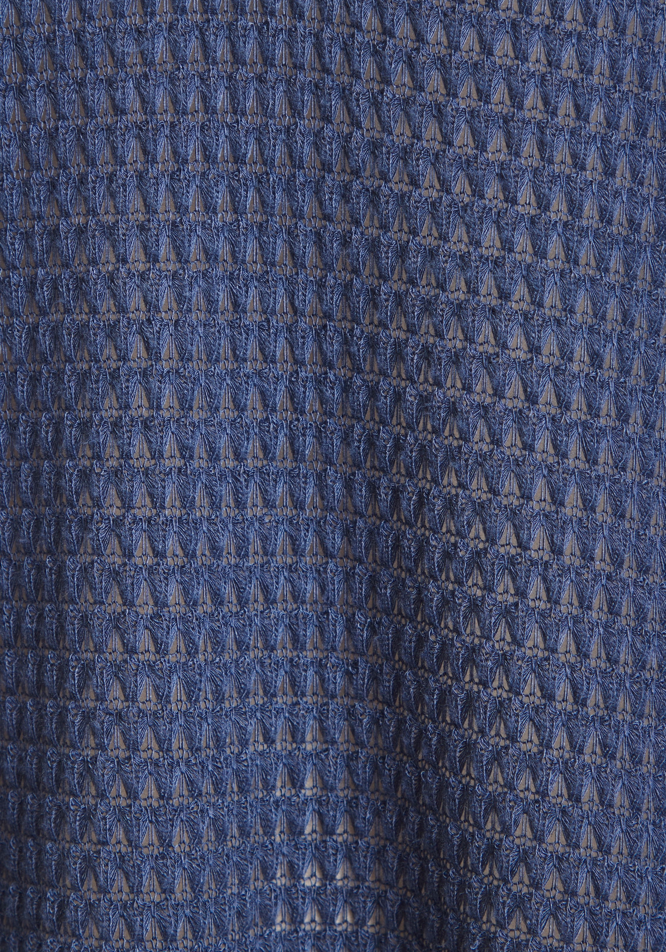 LASCANA Kapuzenshirt »aus sommerlichem Waffelstrick« Sommerhoody mit Knopfleiste