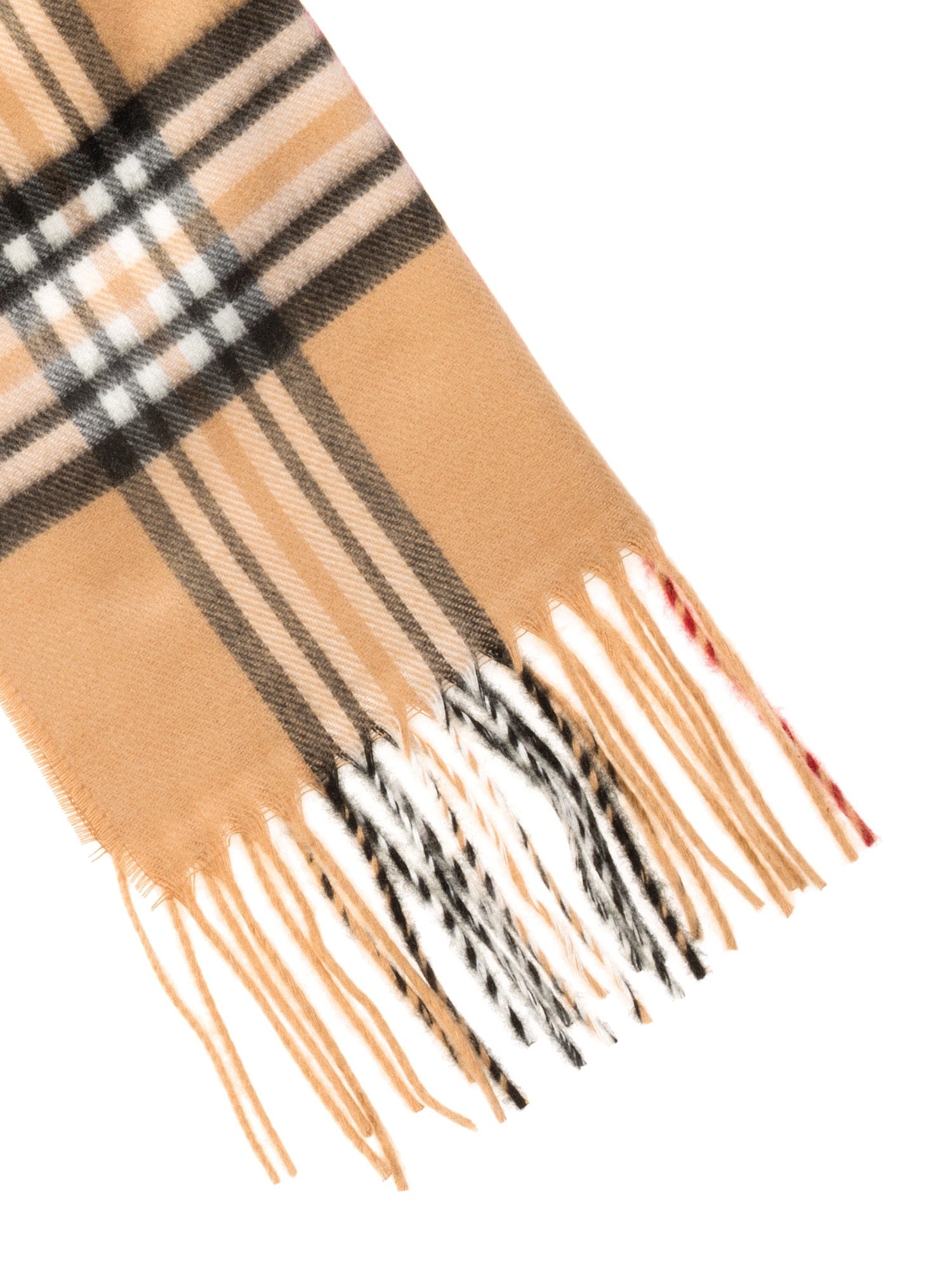 MONTI Écharpe qualité douce, motif tartan intemporel, finition à franges