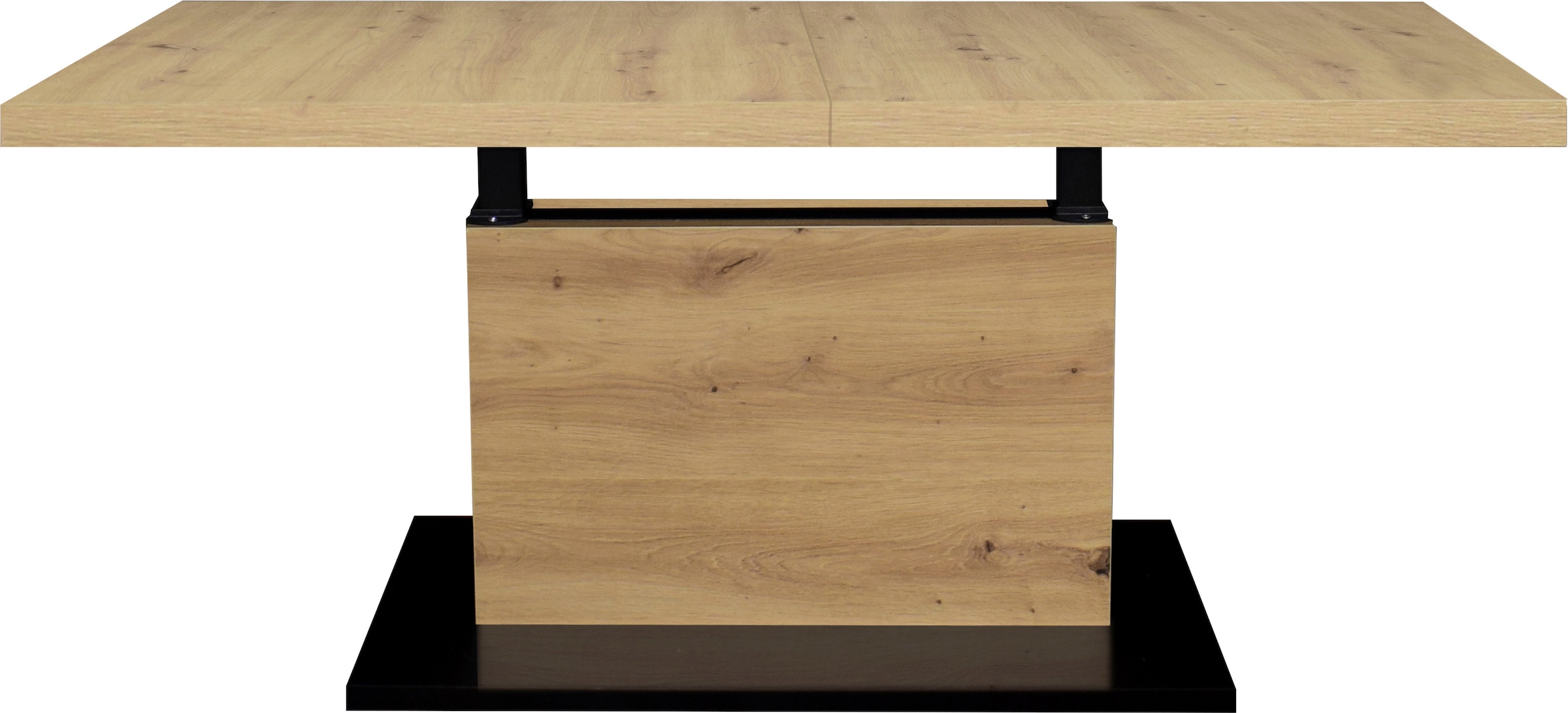 Mäusbacher Couchtisch »Lift Couchtisch« höhenverstellbar 56-75cm, Breite Tischplatte 120-160cm, Metallgestell