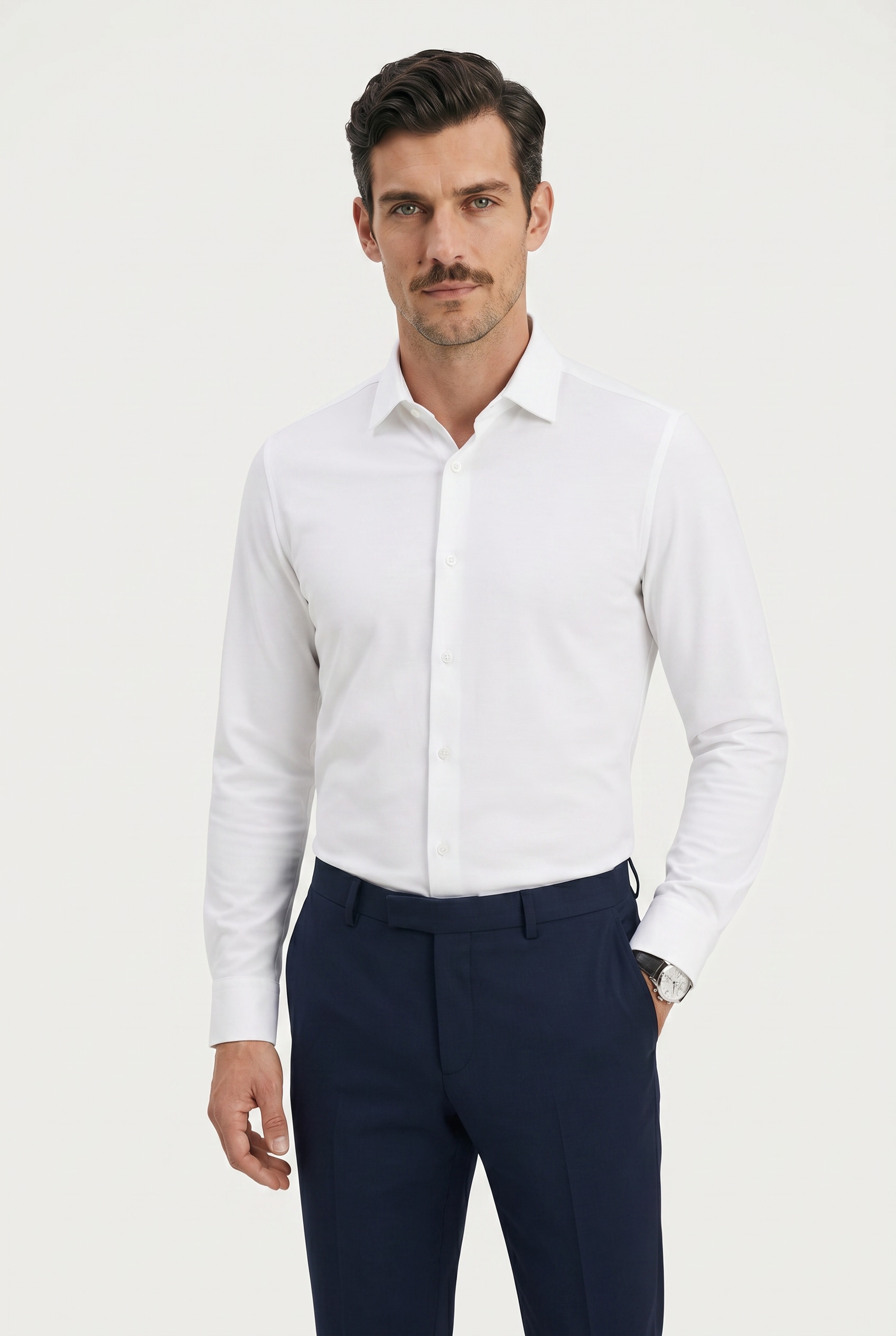 Strellson Chemise à manches longues »Spike Powerflex« Coupe régulière, qualité Powerflex facile d'entretien