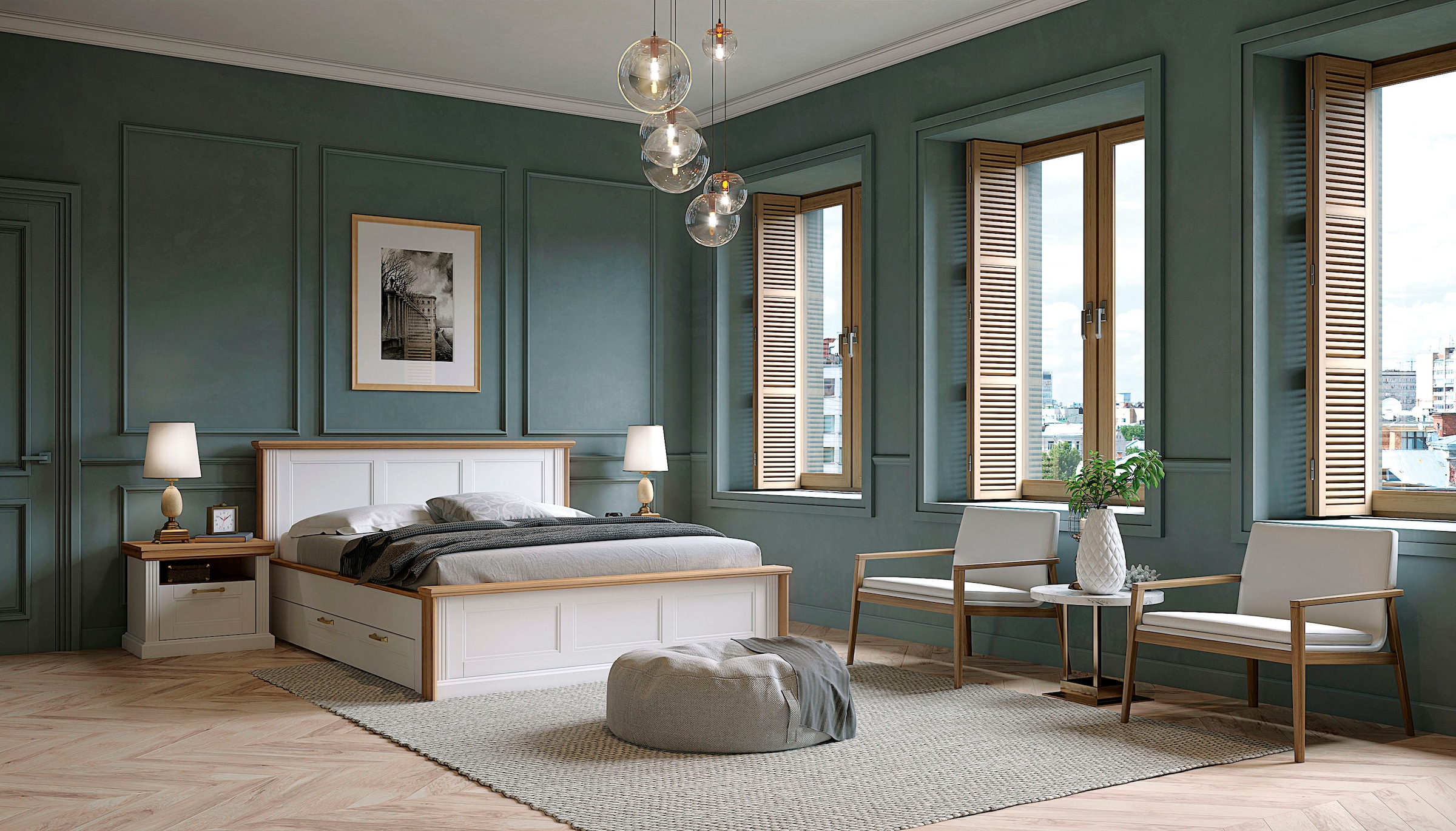 GOODproduct Tiroir de lit »Tara« pour lits Tara, sur roulettes