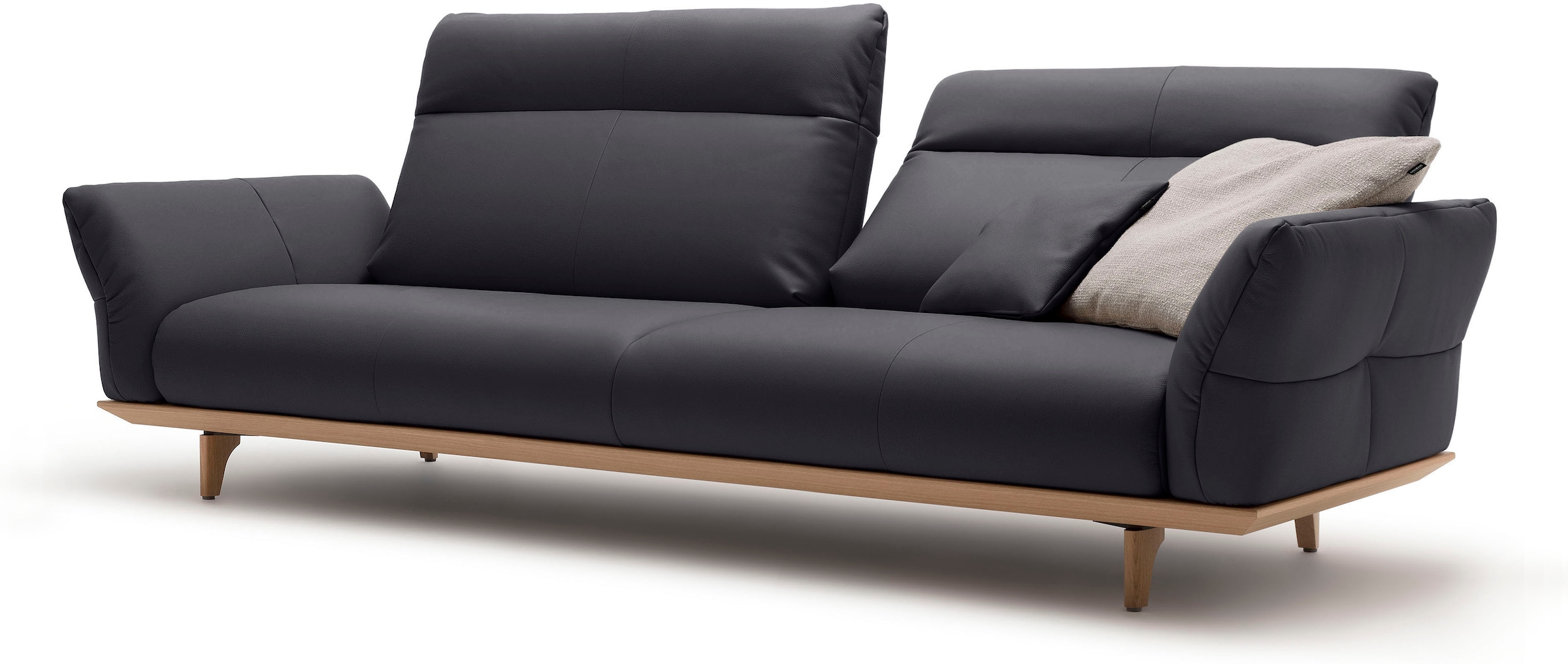 Creation BY ROLF BENZ 4-Sitzer »CR.460 Designsofa mit erstklassigem Sitzkomfort« Sockel in Eiche, Füsse Eiche natur, Breite 248 cm