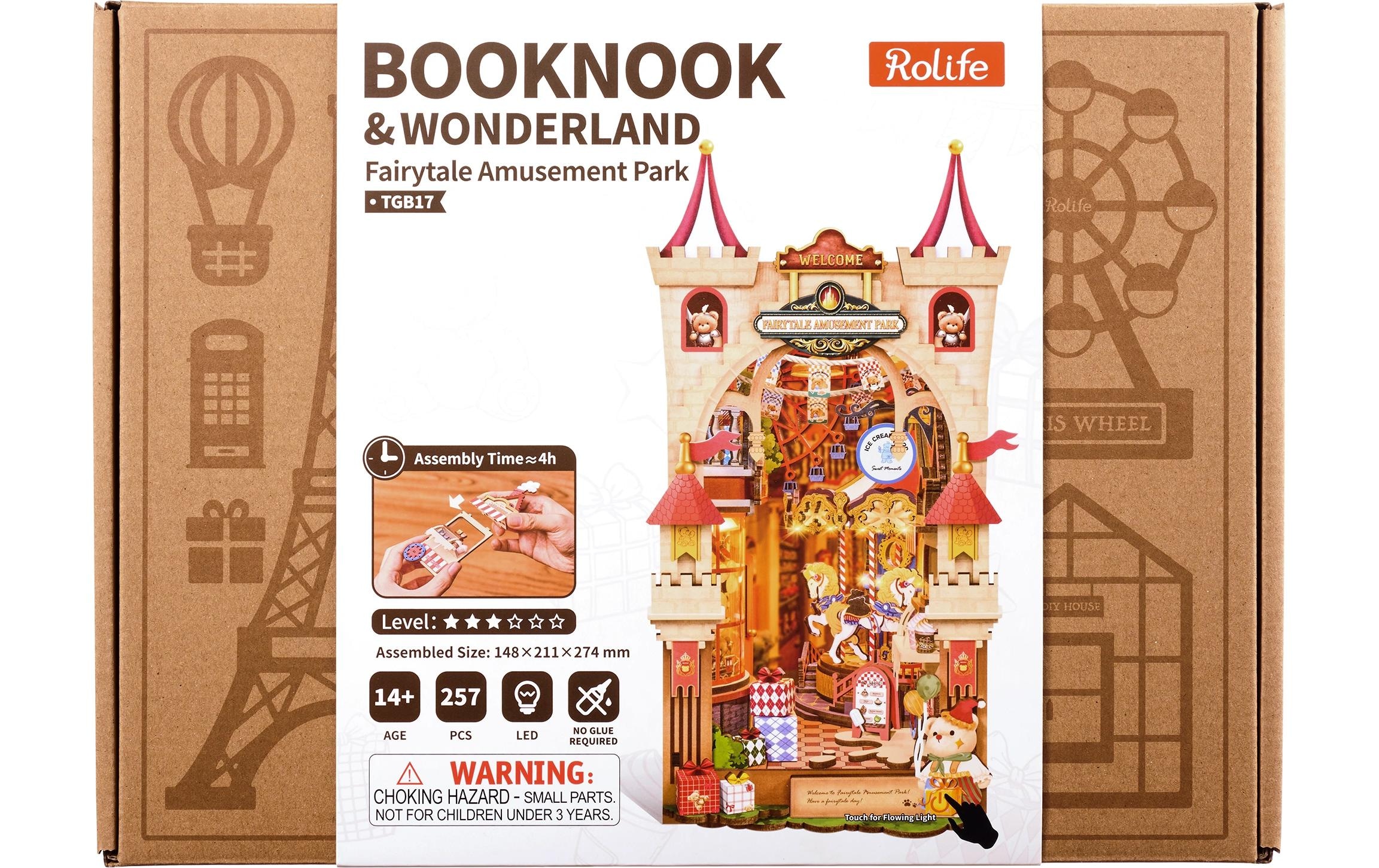   Modellbausatz »Rolife Fairytale Amusement Park Bücherregal-Einsatz« 257 Stk. tlg.