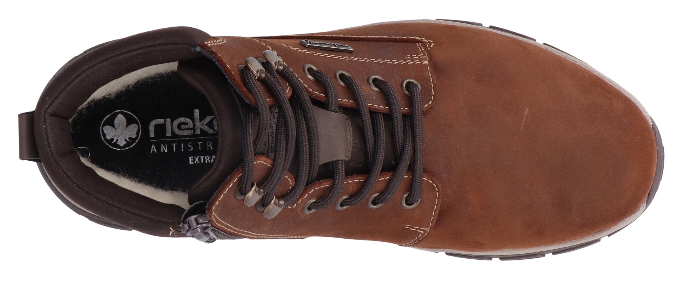 Rieker  Schnürboots, Stiefelette, Outdoorboots mit Innenreissverschluss
