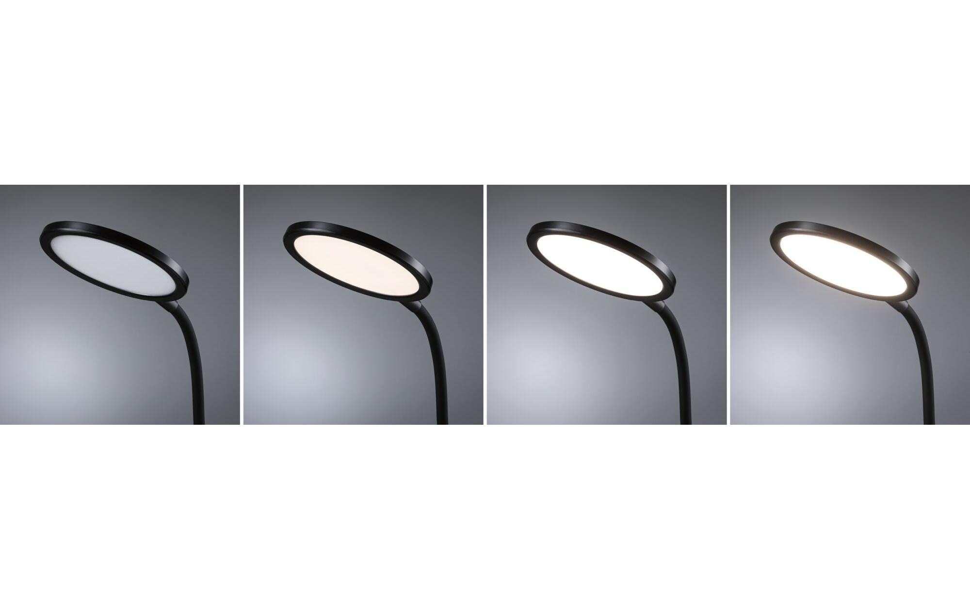 Paulmann LED Schreibtischlampe »Paulmann Schreibtischleuchte Schwarz, matt« LED-Modul warmweiss