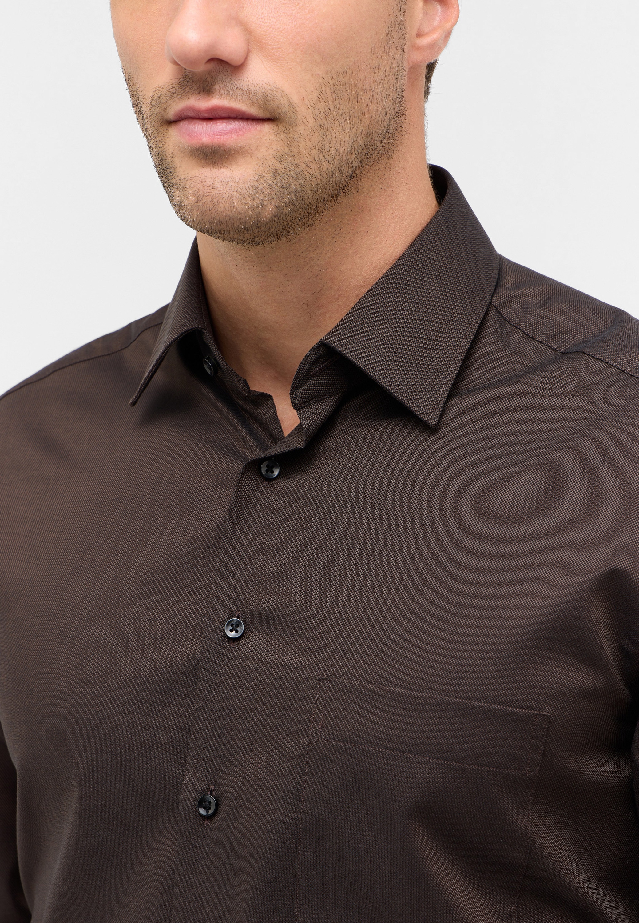 Eterna Langarmhemd »MODERN FIT« NON IRON (bügelfrei)