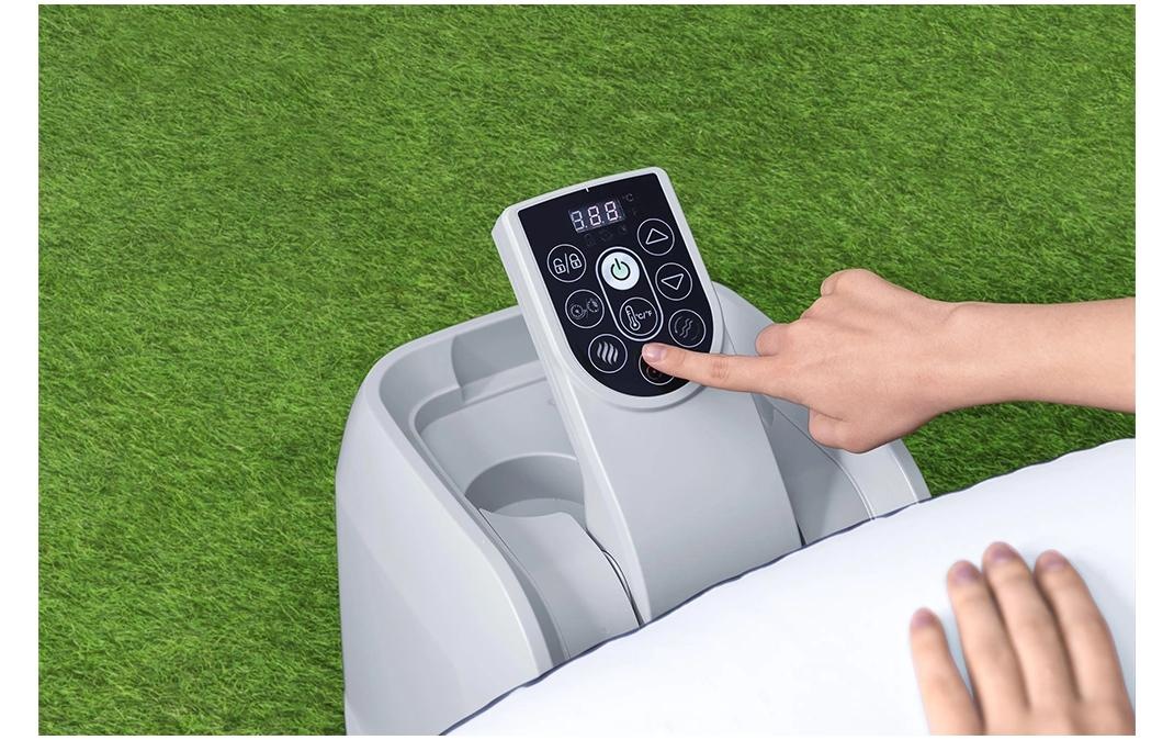 Bestway Whirlpool »Miami AirJet Ø 180« Aufblasbarer, energieeffizienter Whirlpool für vier Personen