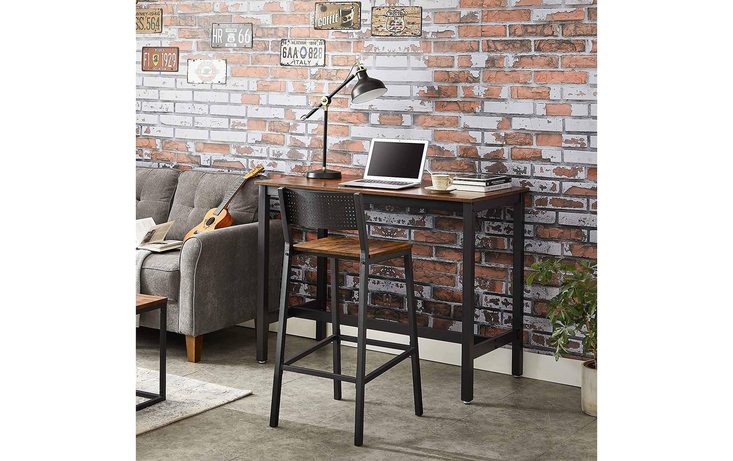 VASAGLE Tabouret de bar »2 Stück 43.1 x 97.2 cm« 2 cuis tlg.