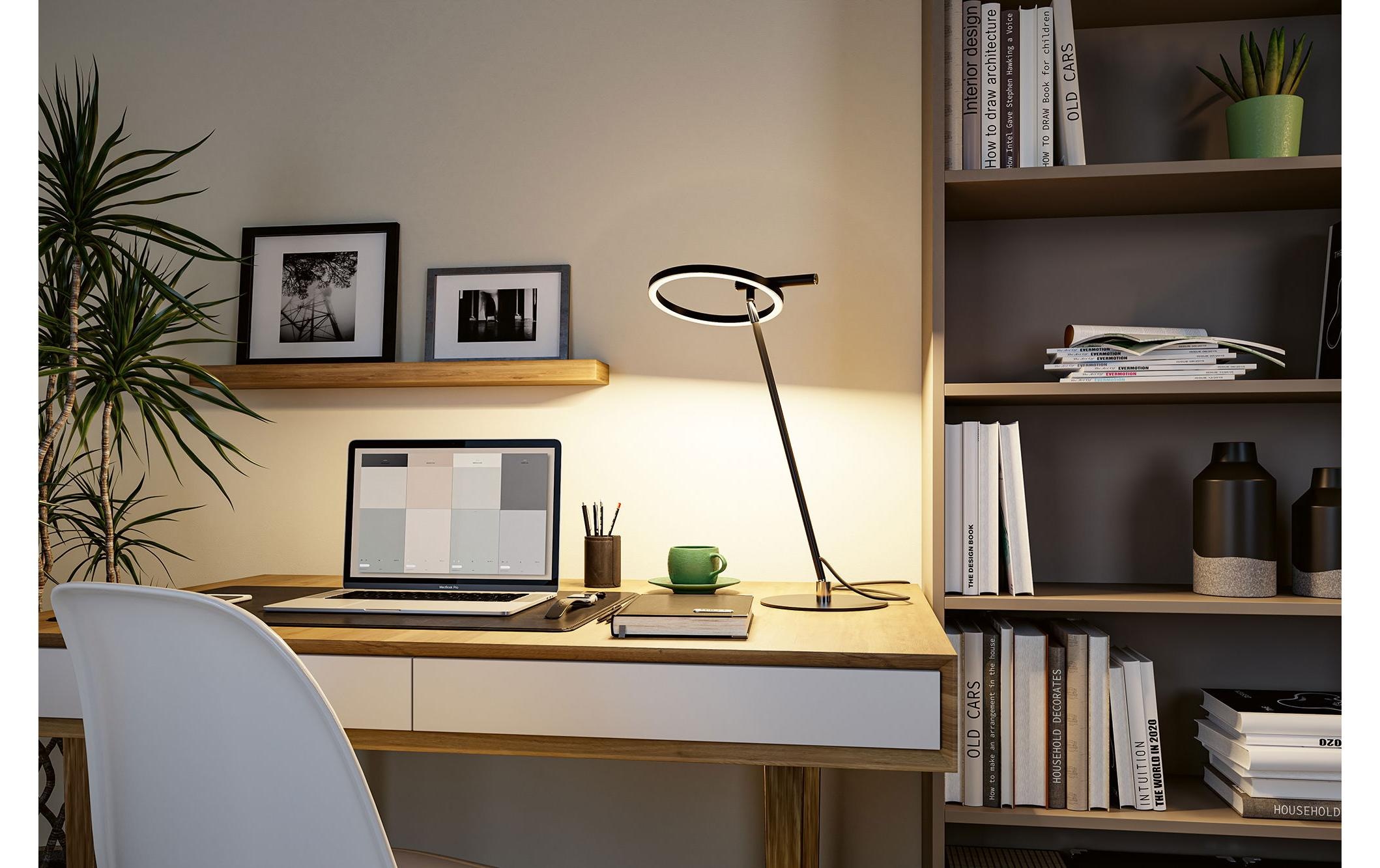 Paulmann LED Schreibtischlampe »Paulmann Schreibtischleuchte Schreibtischleuchte Odila« LED-Modul warmweiss - kaltweiss