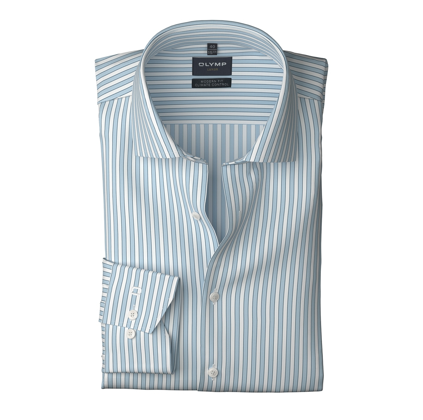 OLYMP Chemise à manches longues »Luxor« Climate Control, modern fit, Businesshemd, Global-Kentkragen,