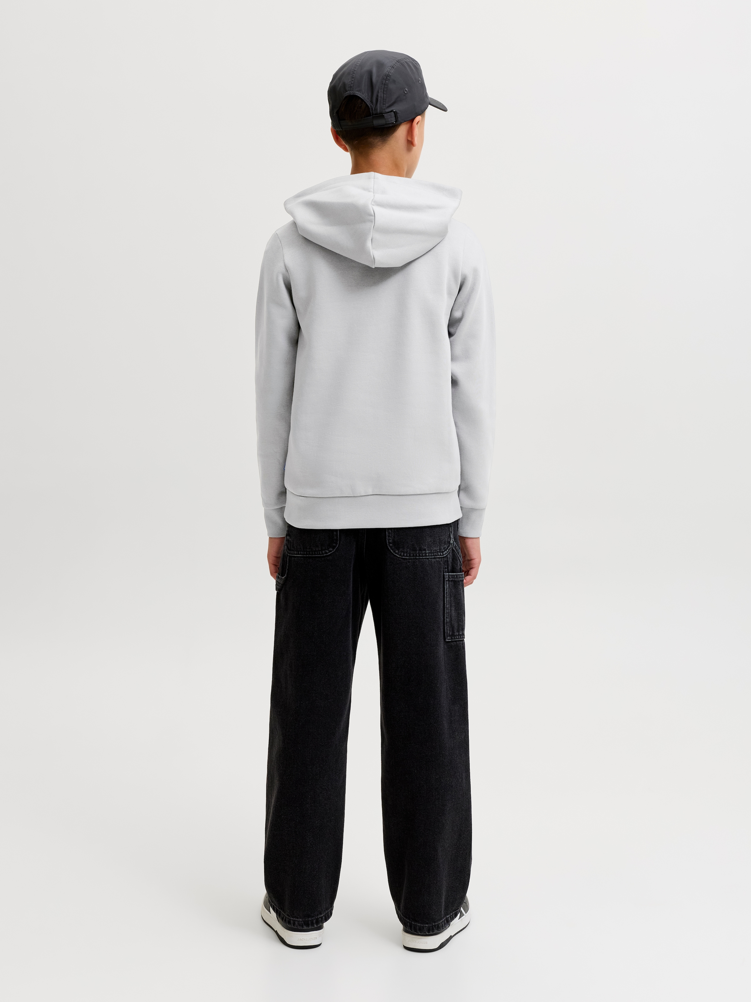 Jack & Jones Junior Kapuzensweatshirt »JJECORP mit Druck, Kängurutasche, pflegeleicht«, Baumwollmischung, regular fit
