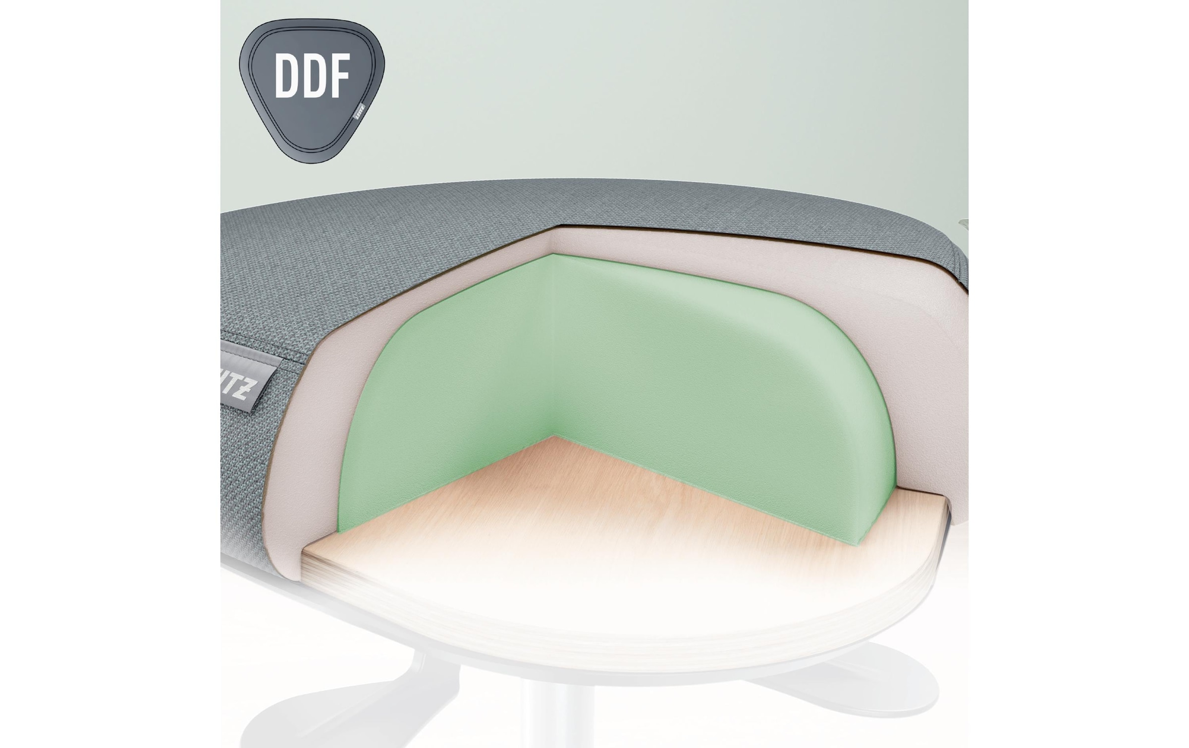 LEITZ Arbeitshocker »Ergonomischer Activ mit Rollen«