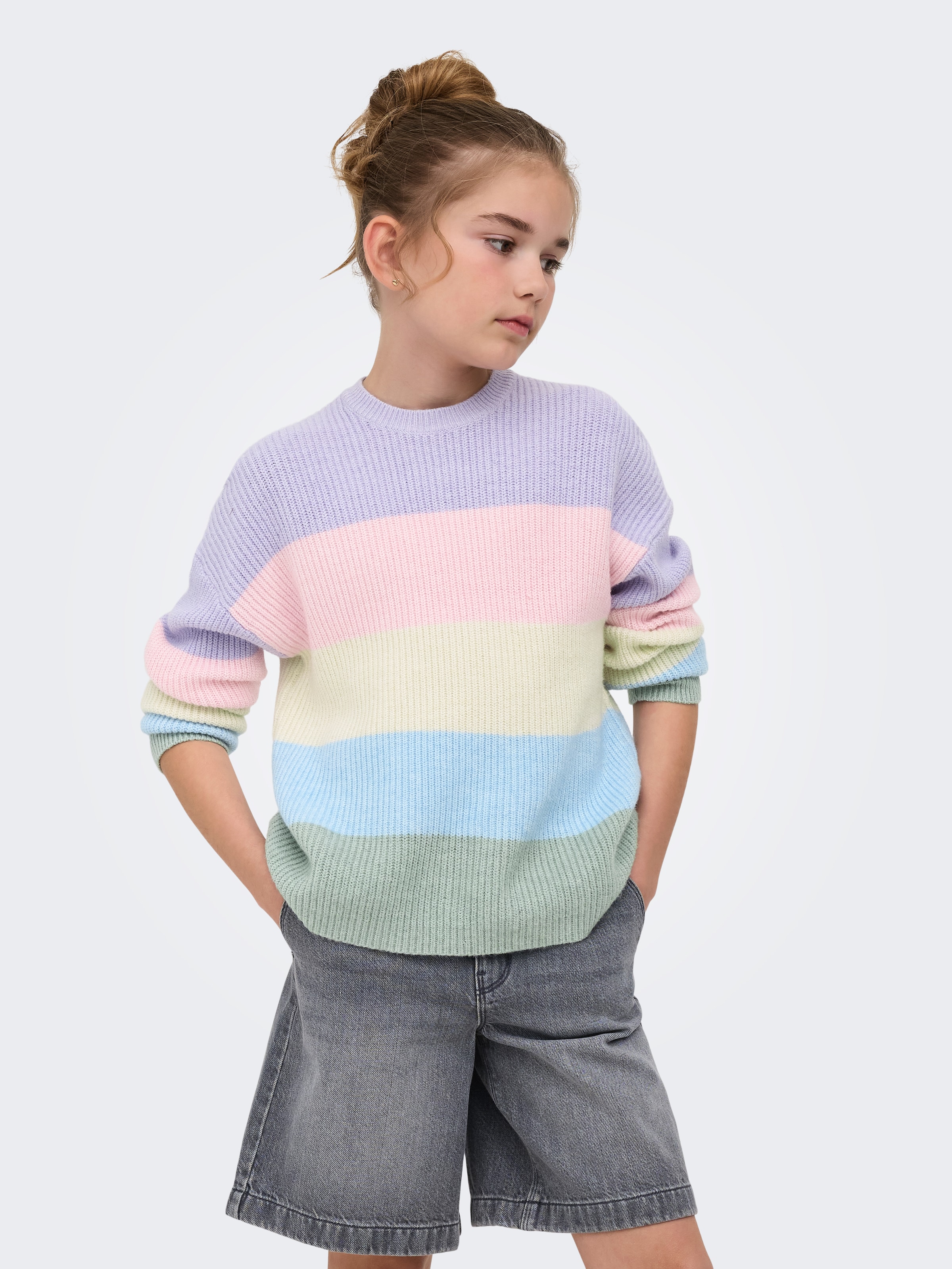 KIDS ONLY Pull en tricot »KOGSANDY L/S STRIPE PULLOVER KNT NOOS«